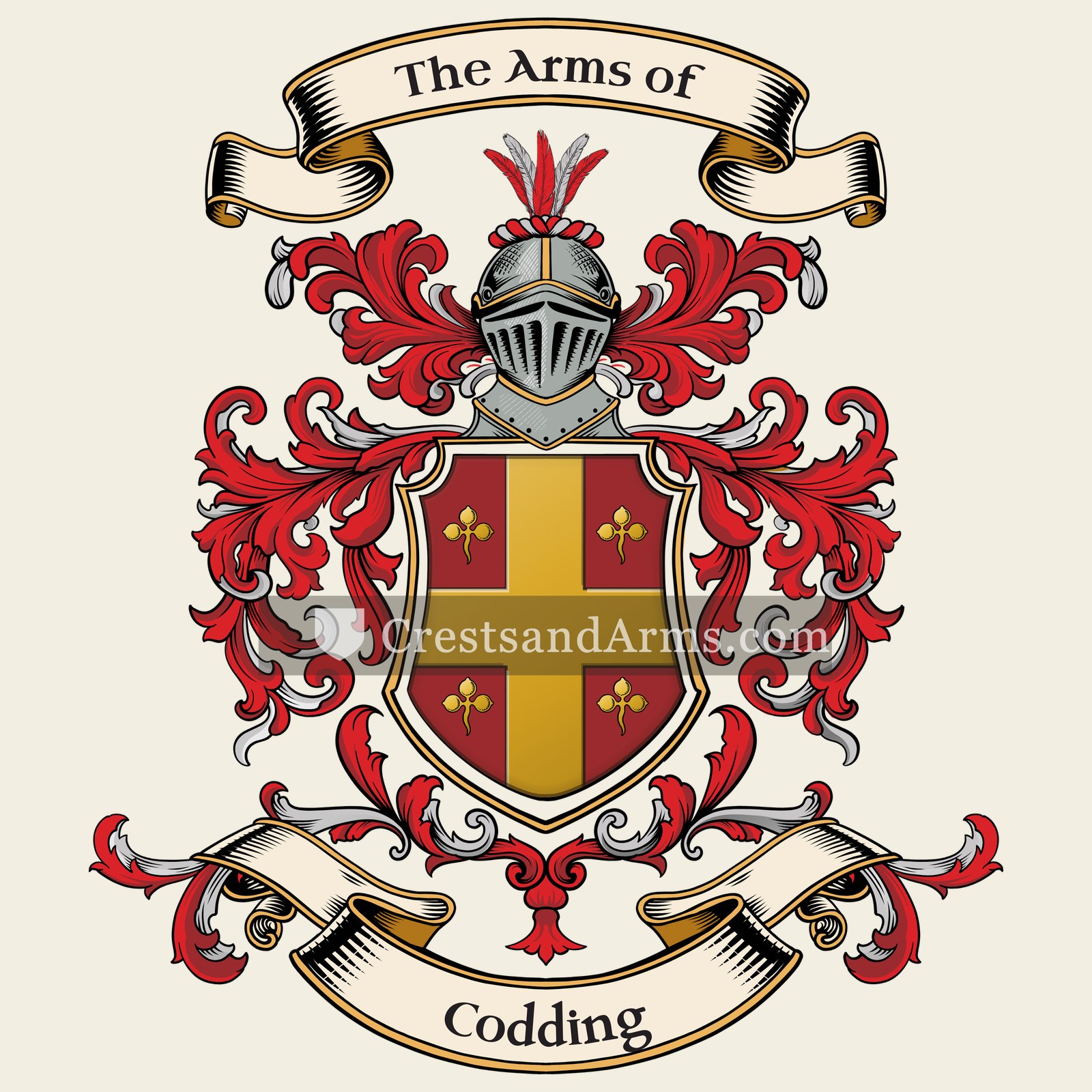 The Codding coat of arms