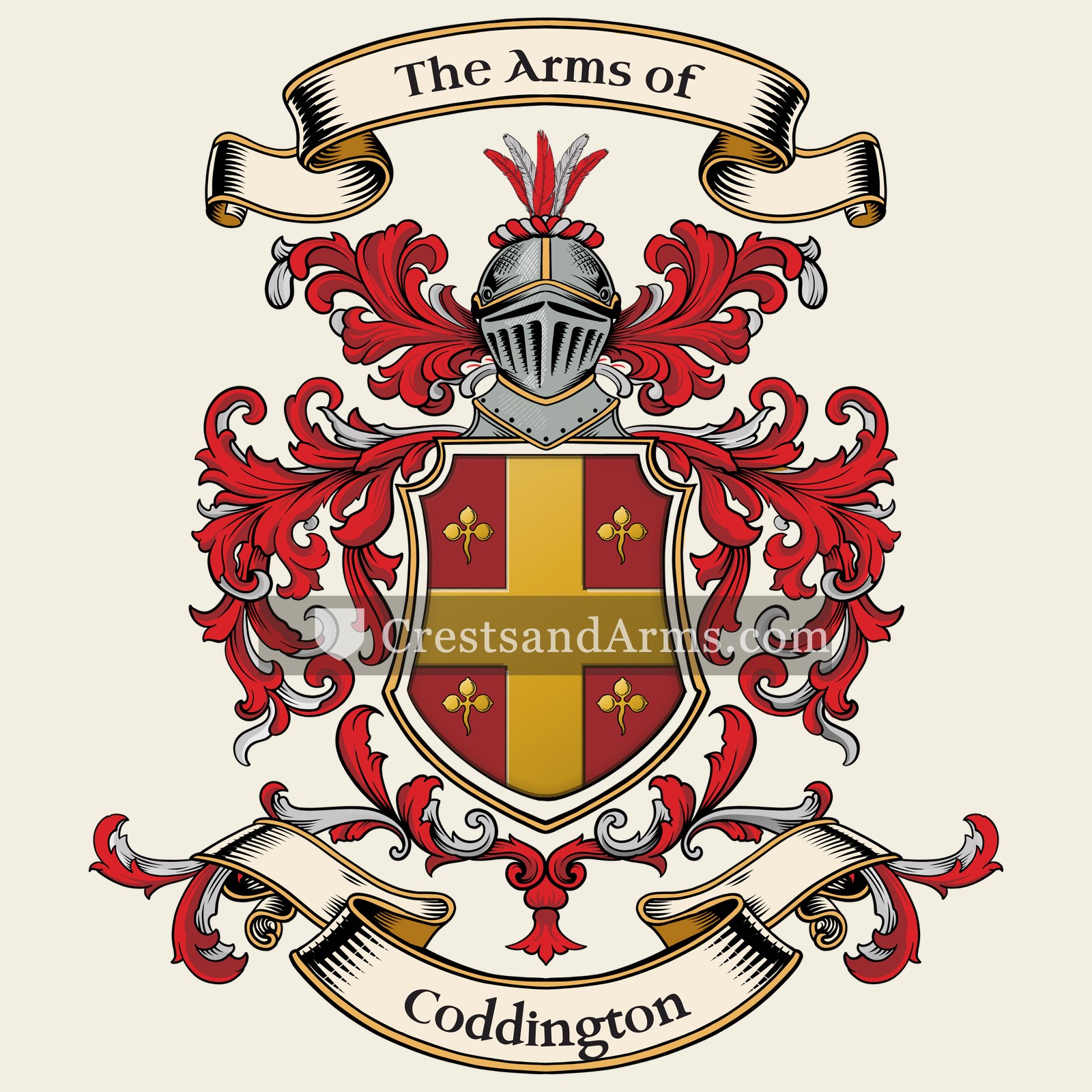 The Coddington coat of arms