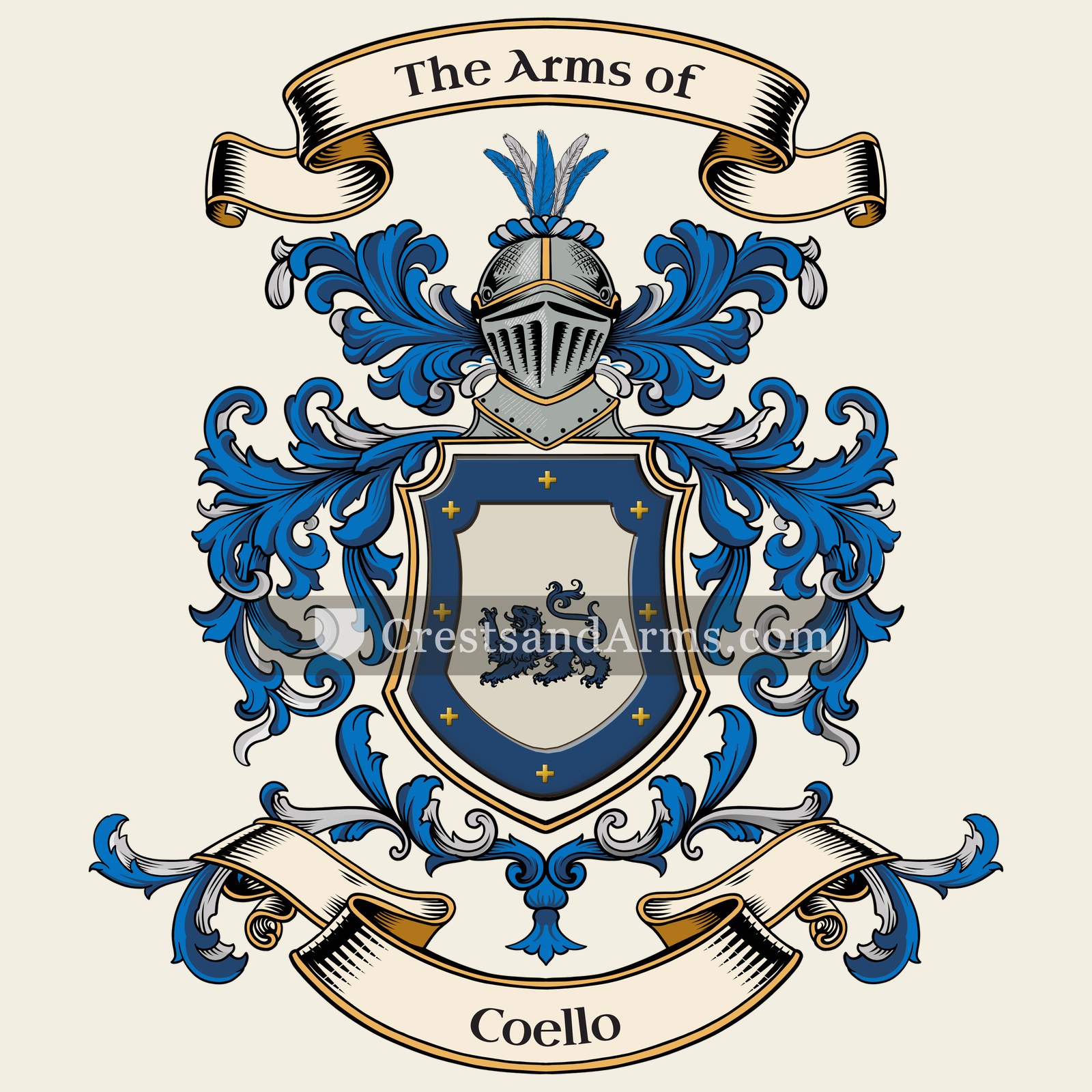 The Coello coat of arms