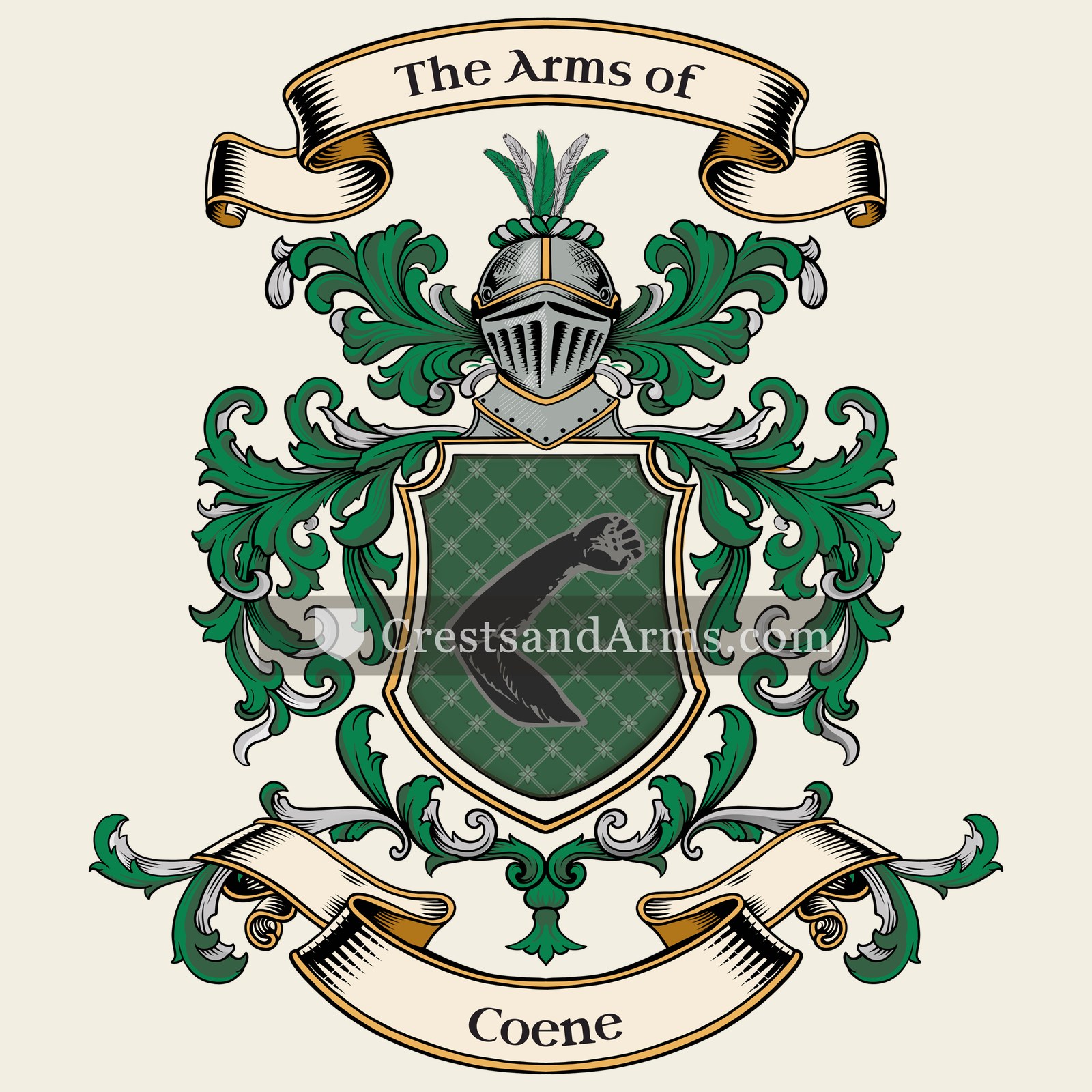 The Coene coat of arms