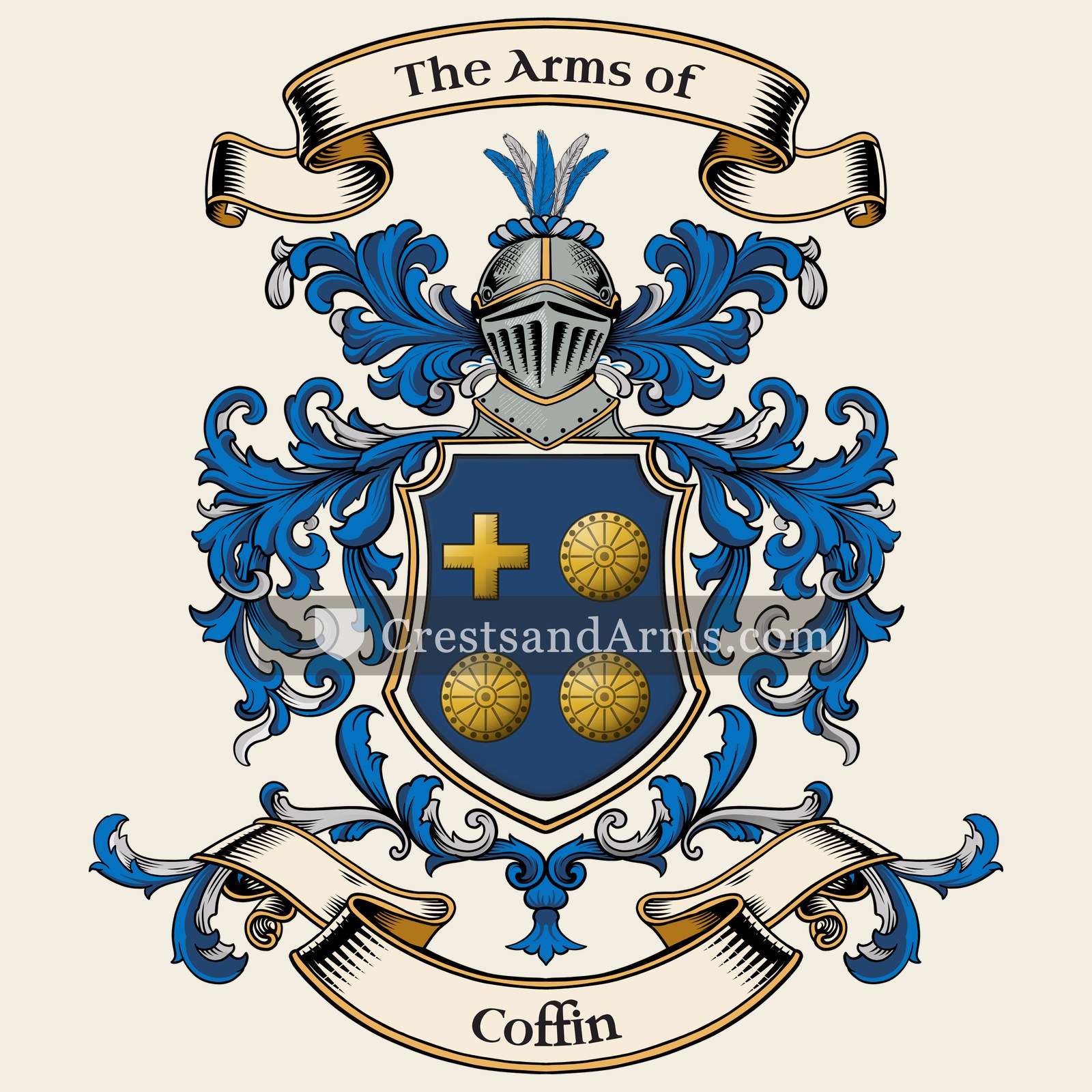 The Coffin coat of arms