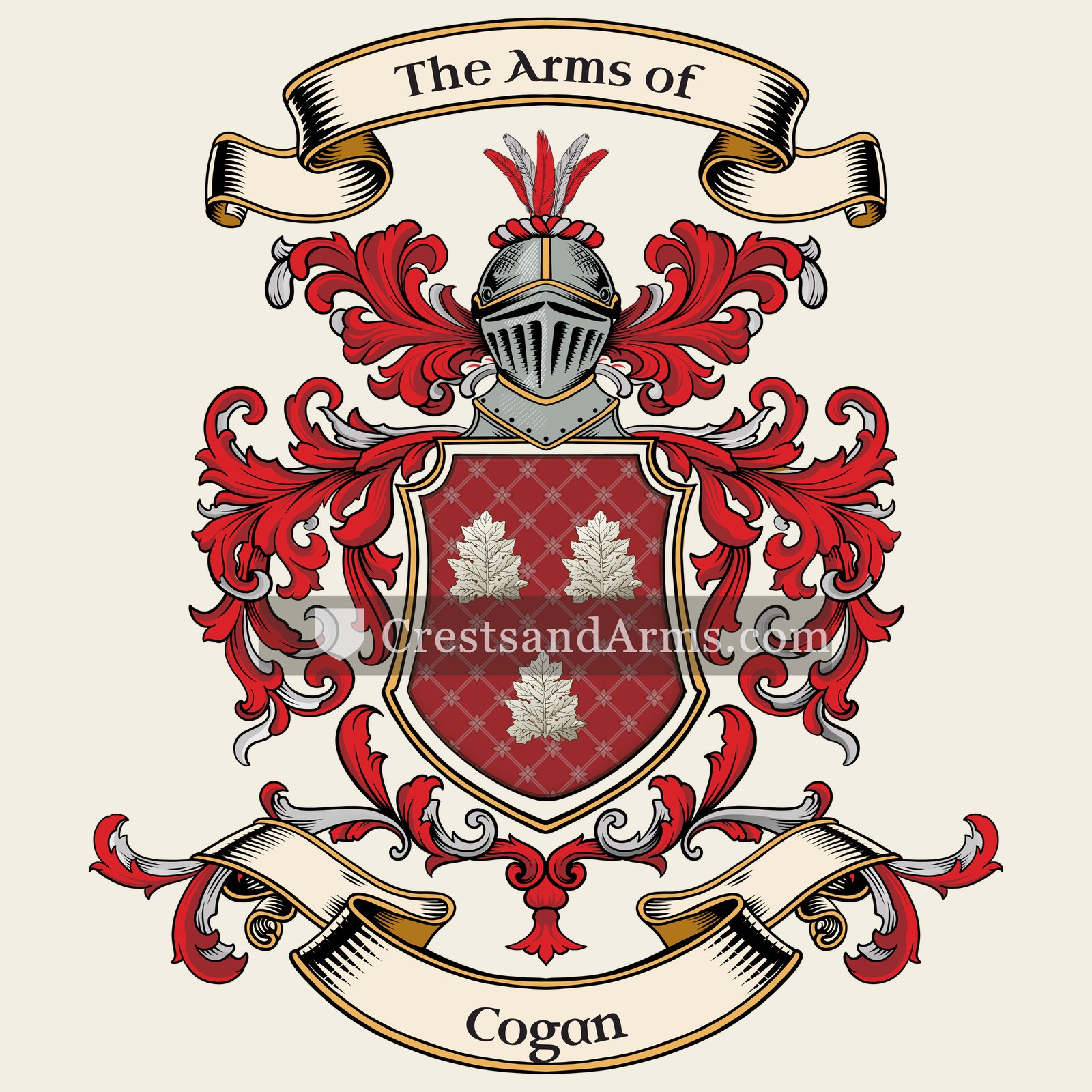 The Cogan coat of arms