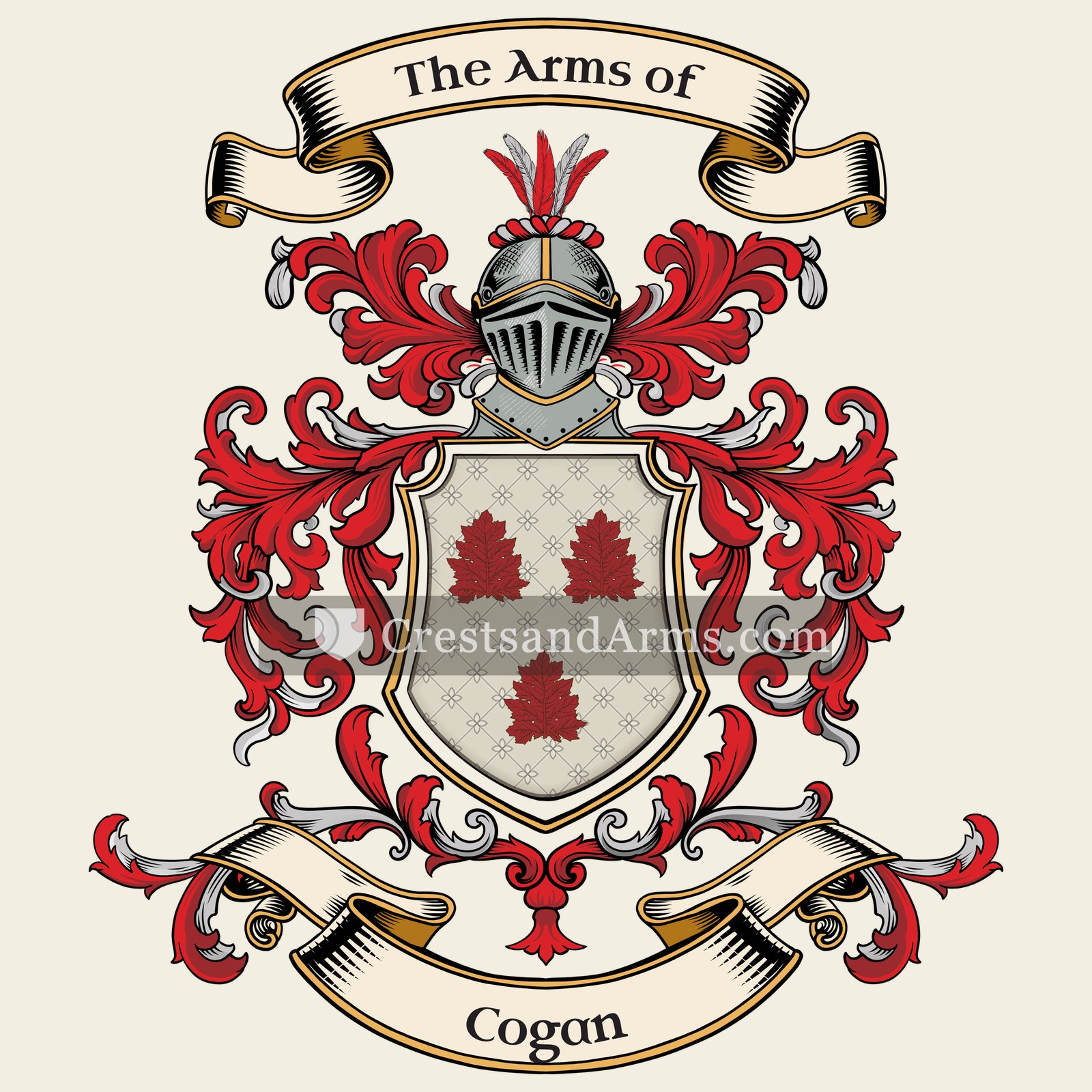 The Cogan coat of arms