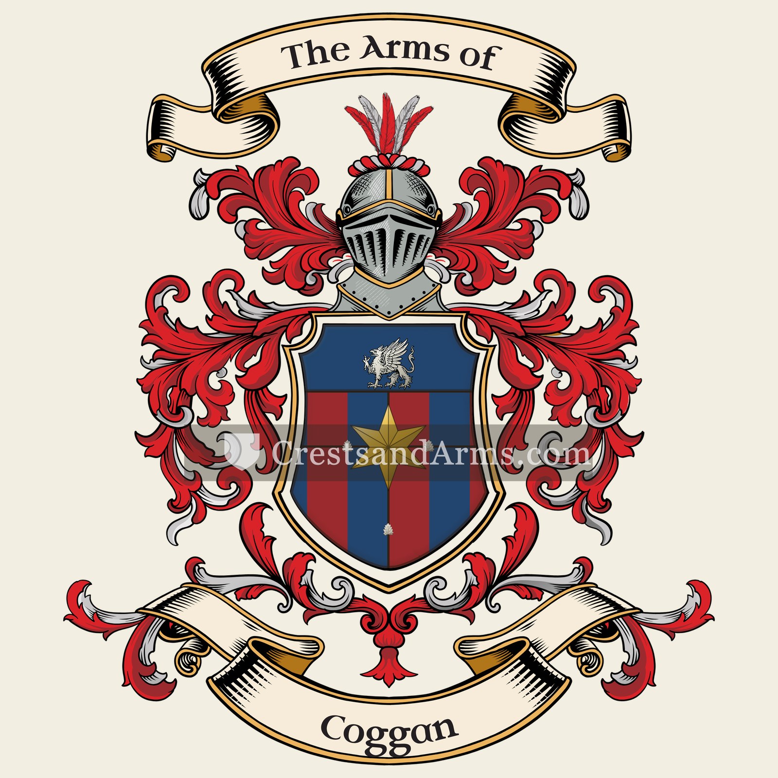 The Coggan coat of arms