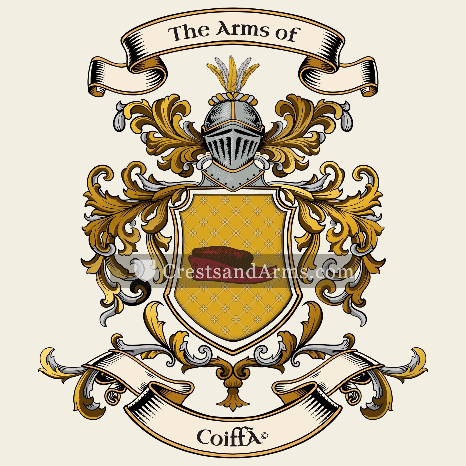 The Coiffé coat of arms