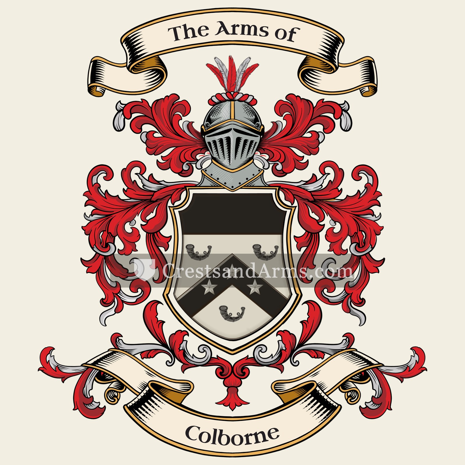 The Colborne coat of arms