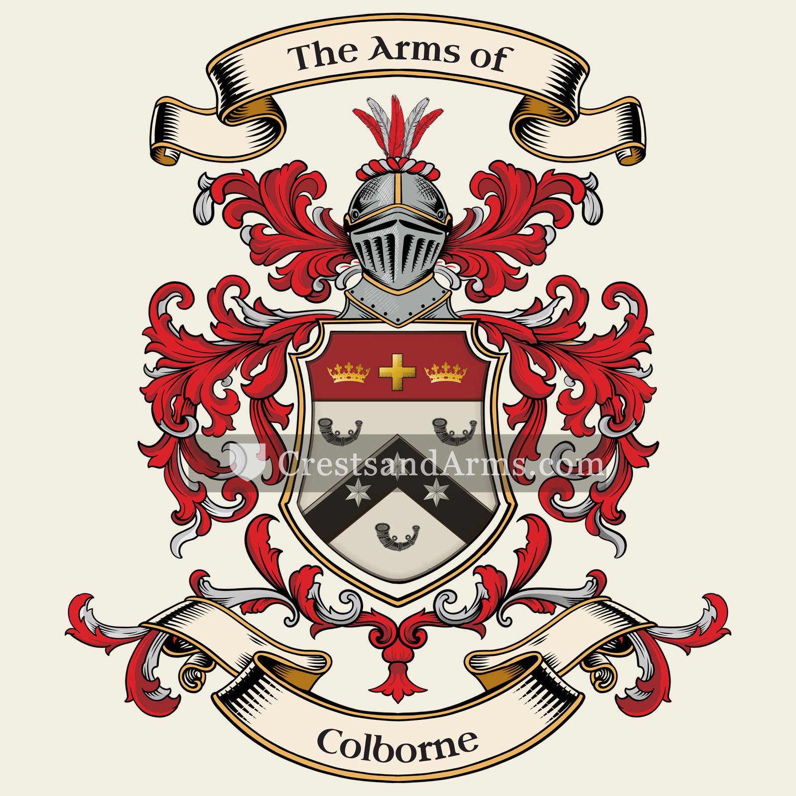The Colborne coat of arms
