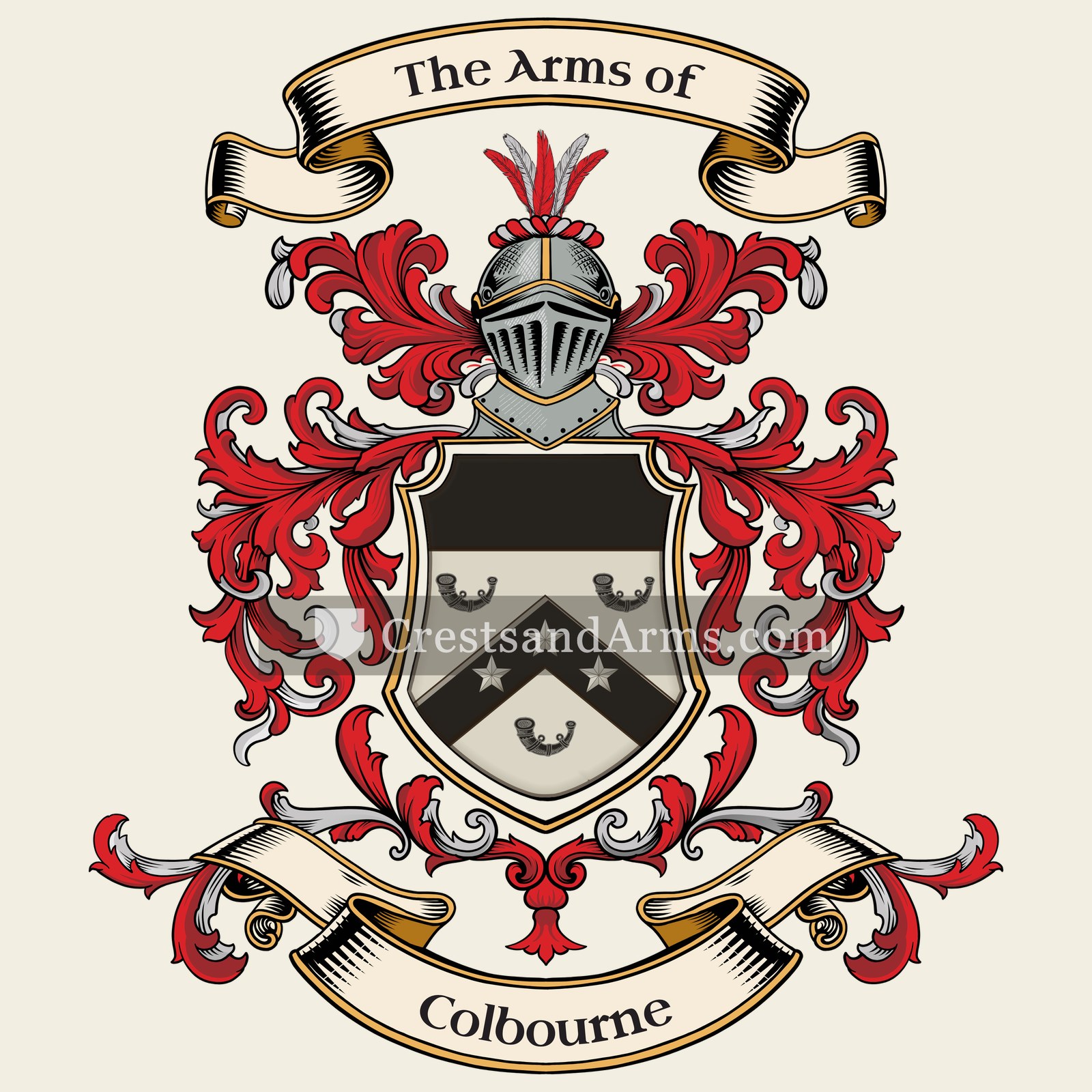 The Colbourne coat of arms