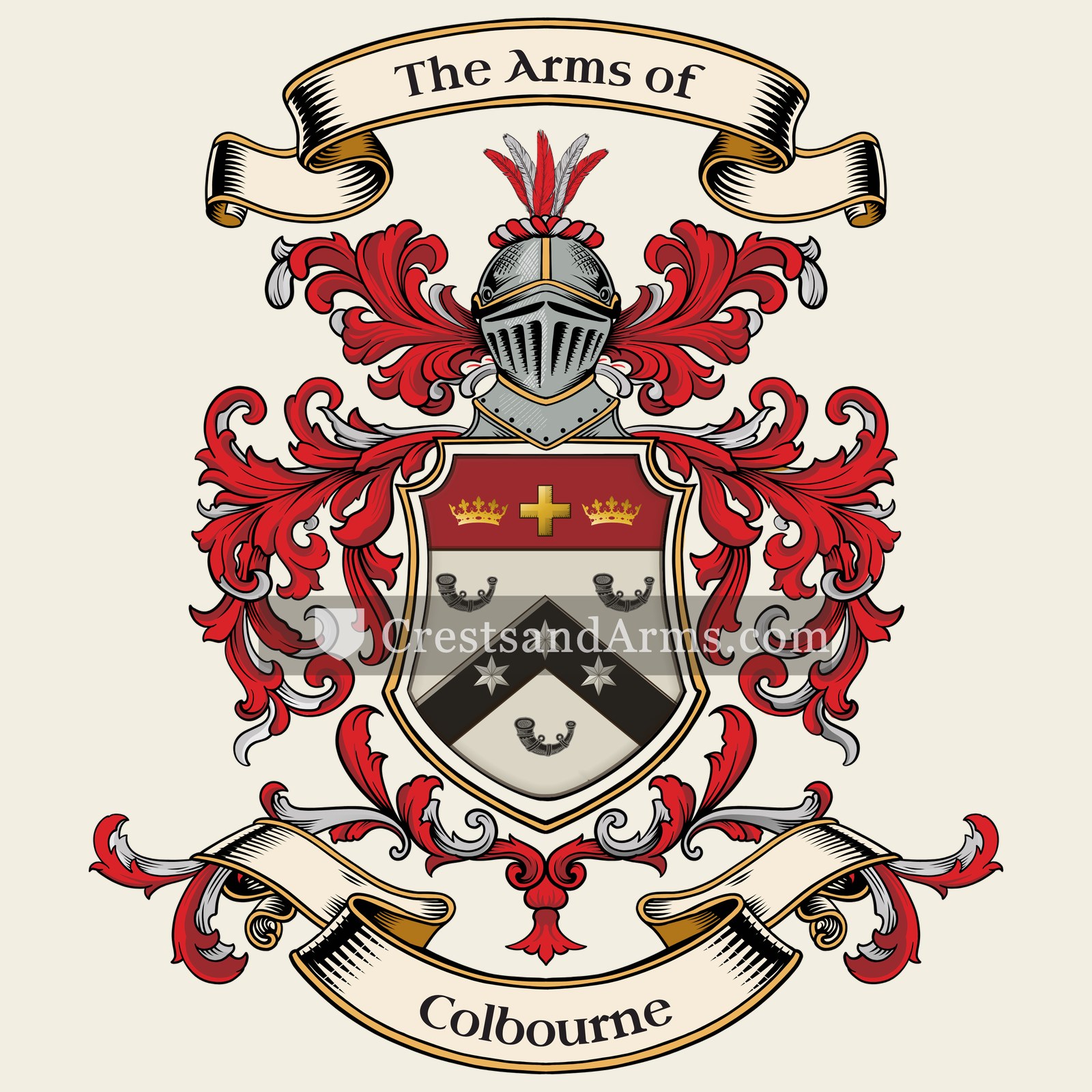 The Colbourne coat of arms