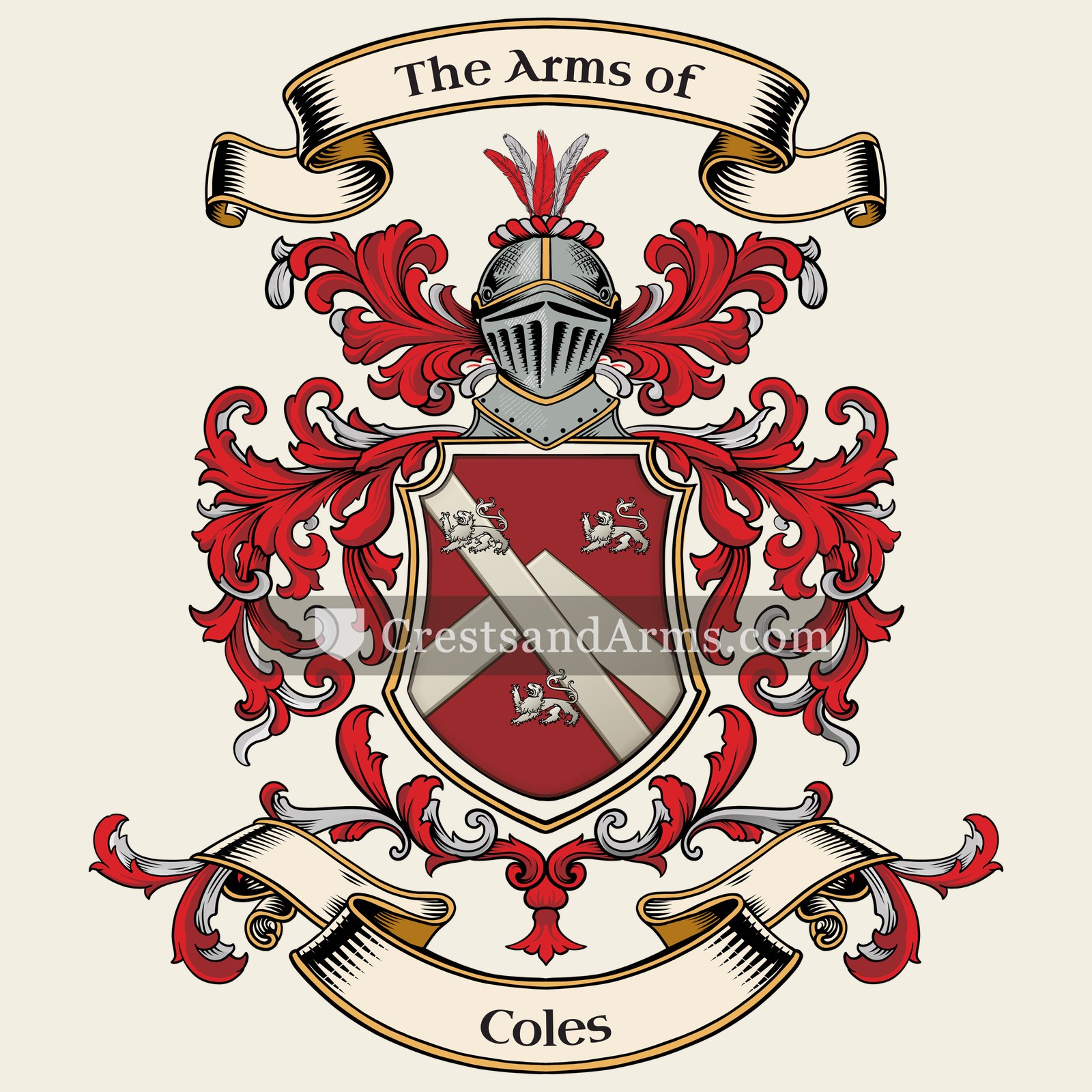 The Coles coat of arms