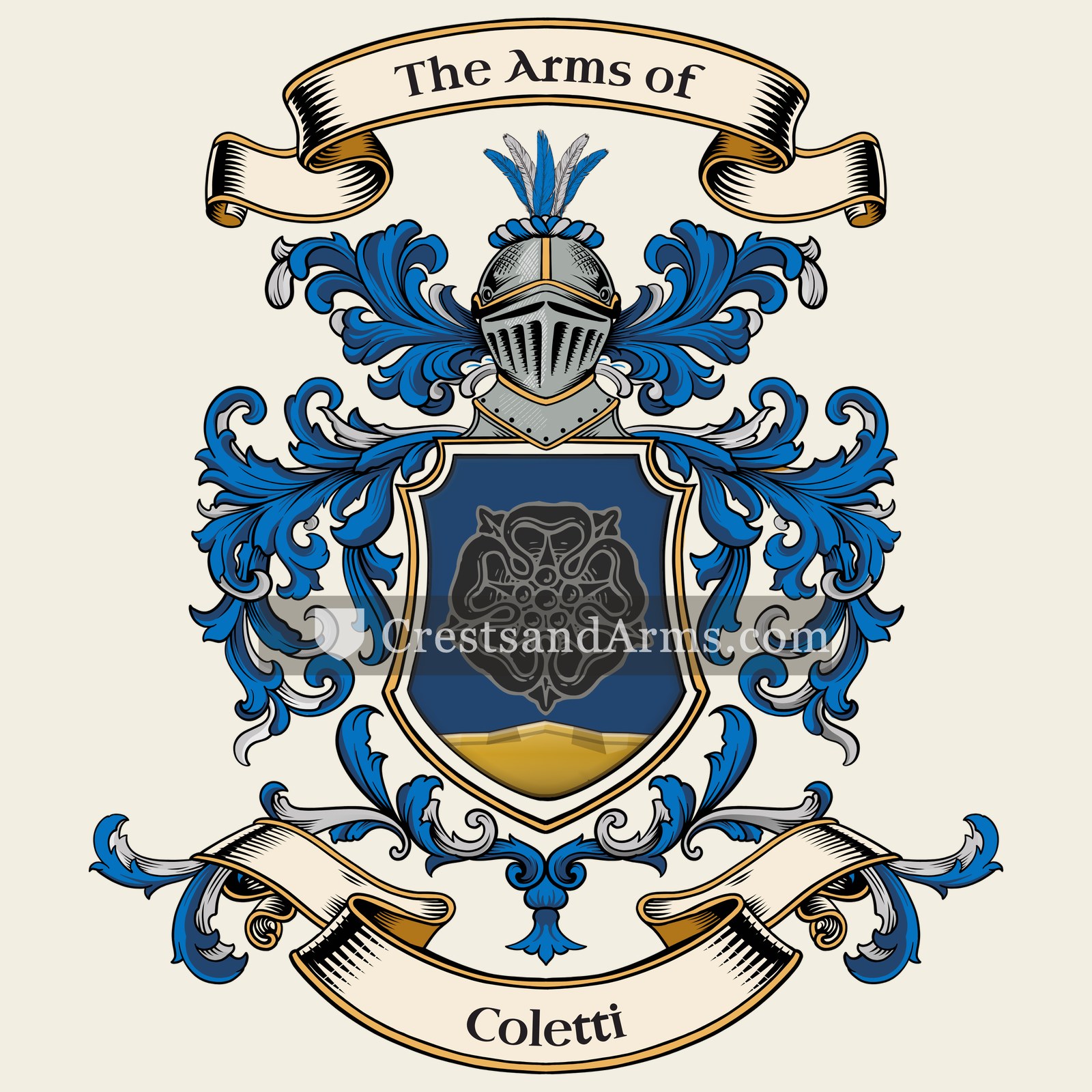 The Coletti coat of arms