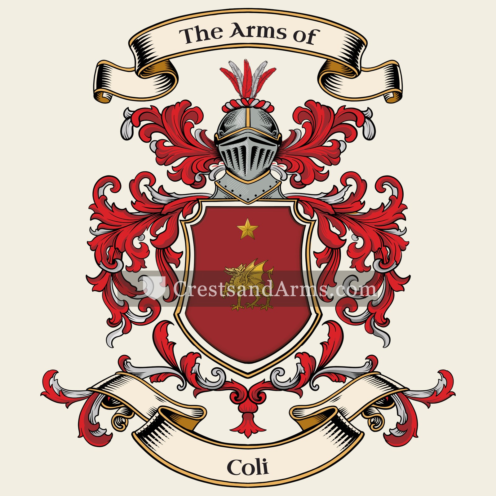 The Coli coat of arms