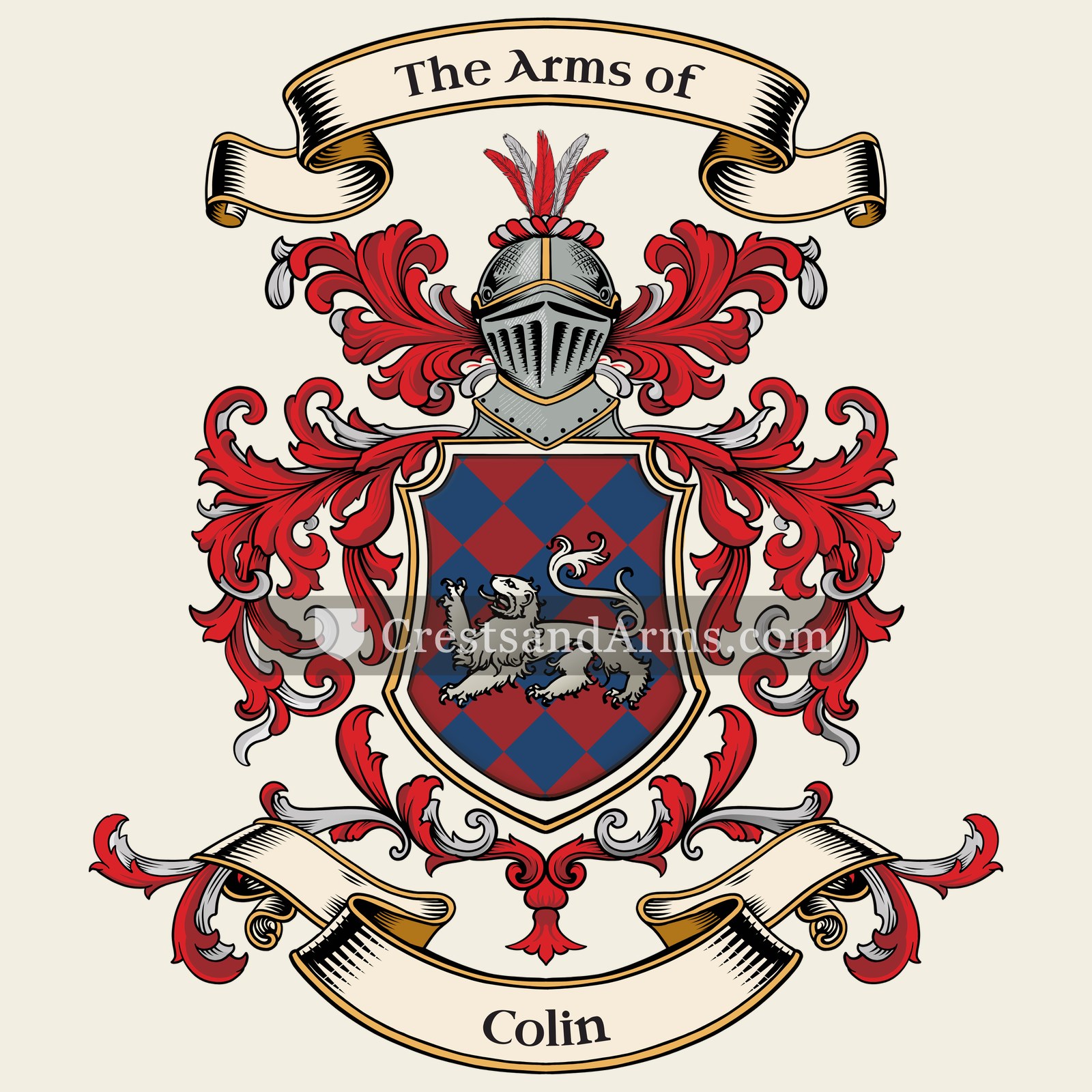 The Colin coat of arms