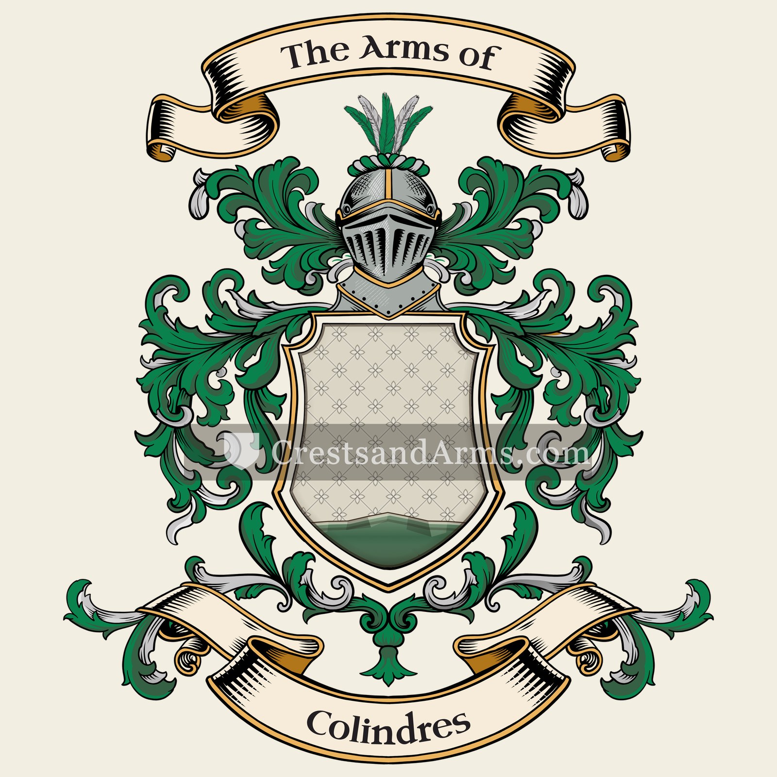 The Colindres coat of arms, drawn from the recorded blazon