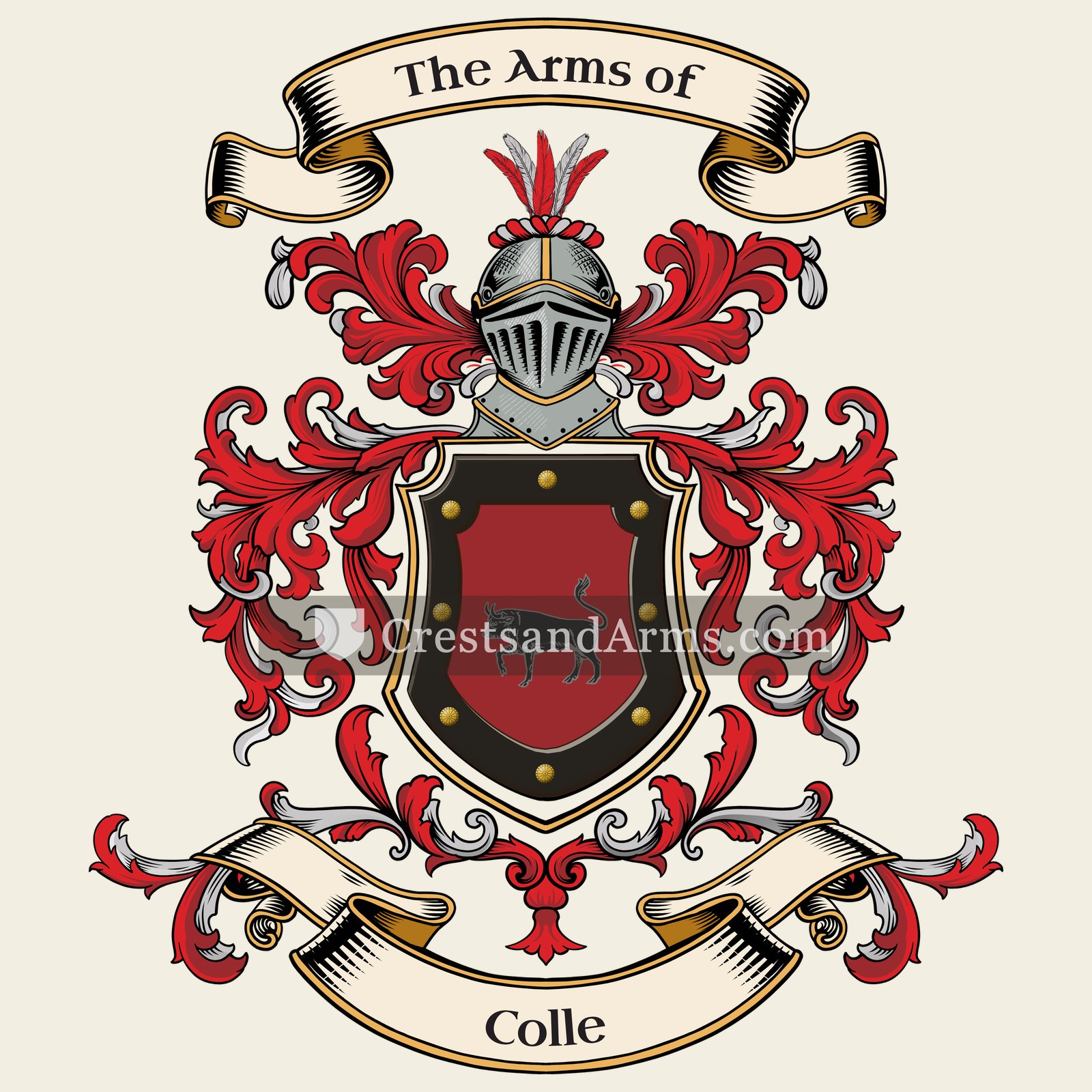 The Colle coat of arms