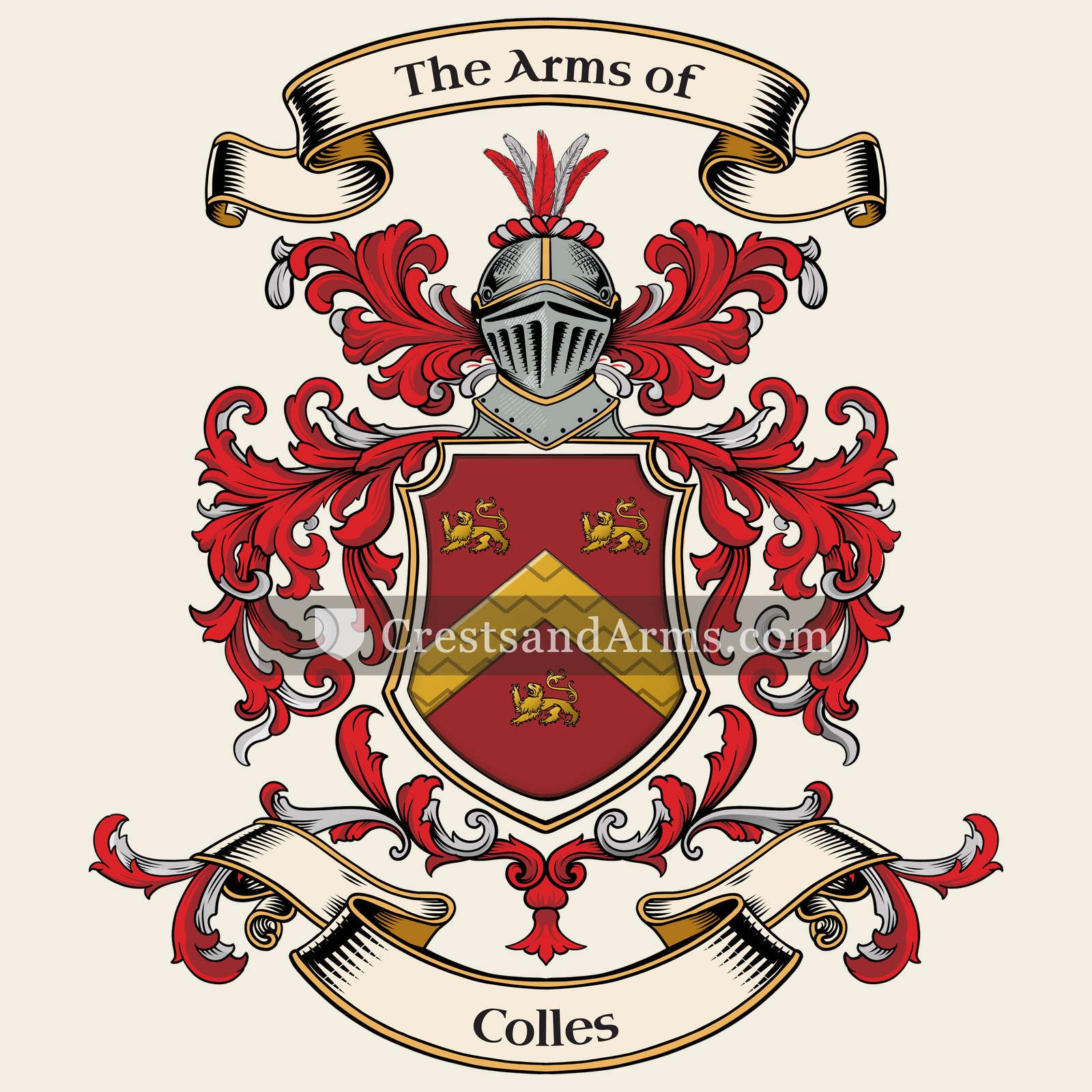 The Colles coat of arms