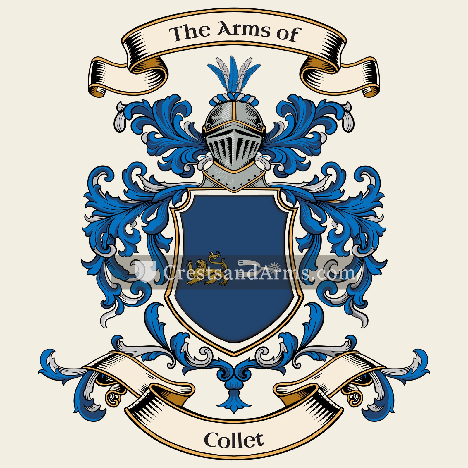 The Collet coat of arms