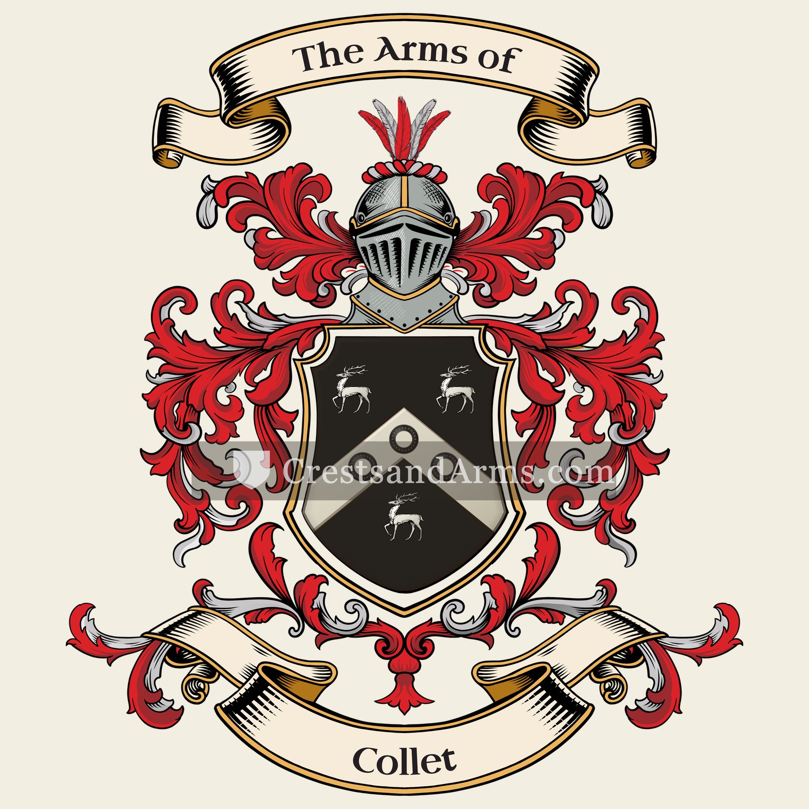 The Collet coat of arms