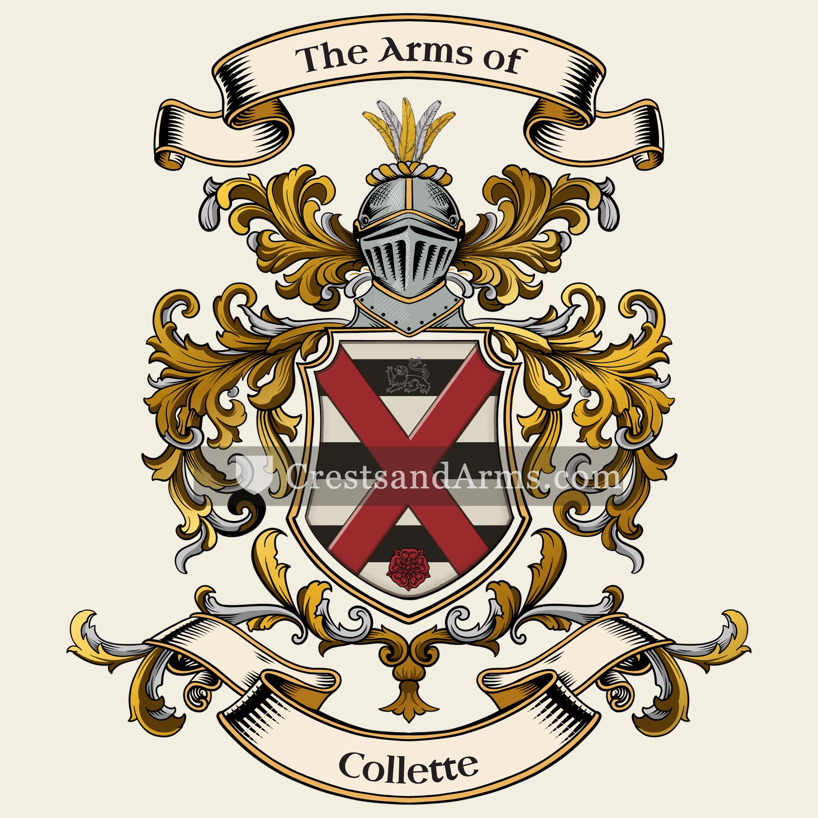 The Collette coat of arms