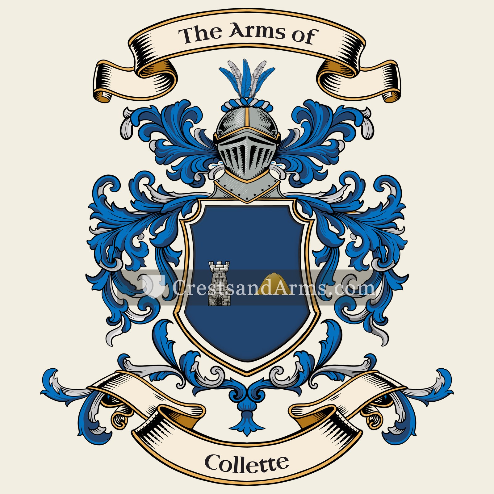 The Collette coat of arms