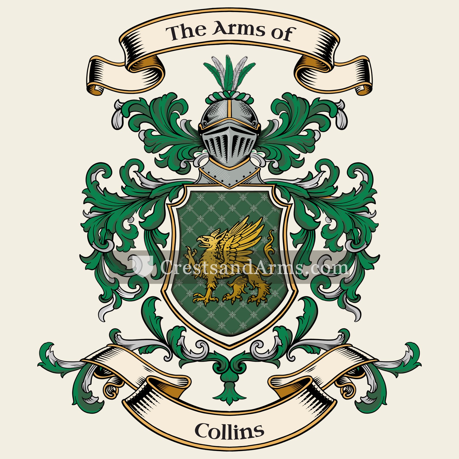 The Collins coat of arms
