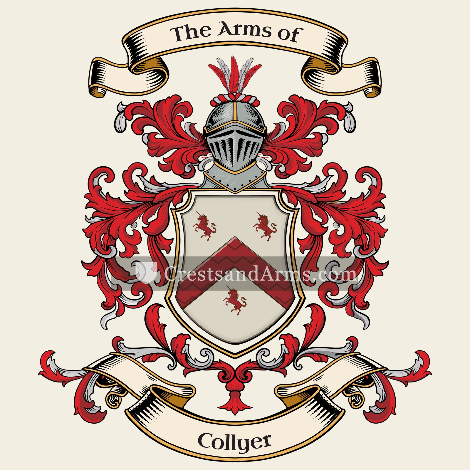 The Collyer coat of arms