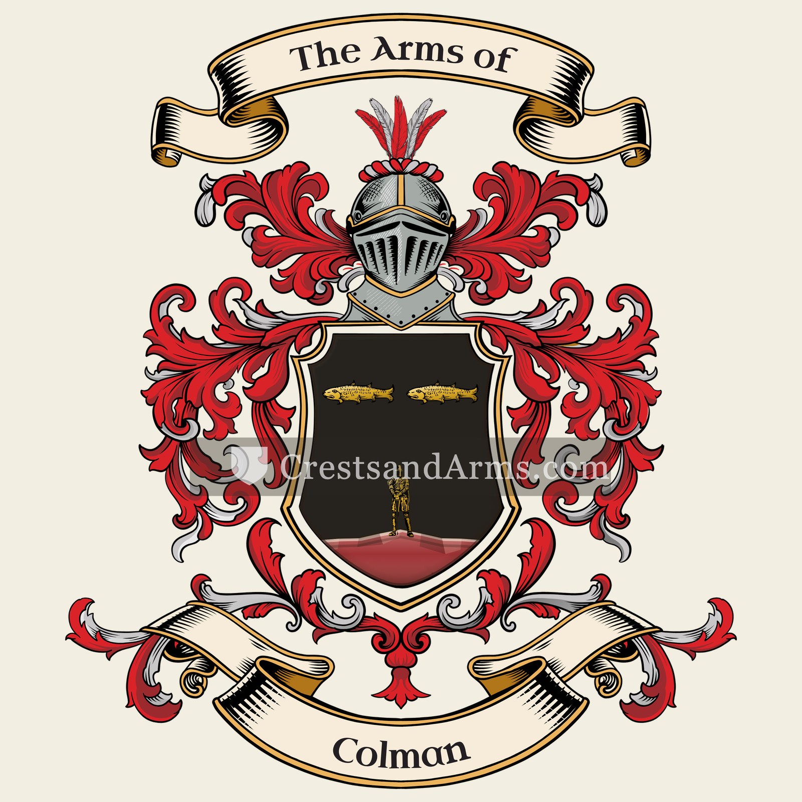 The Colman coat of arms