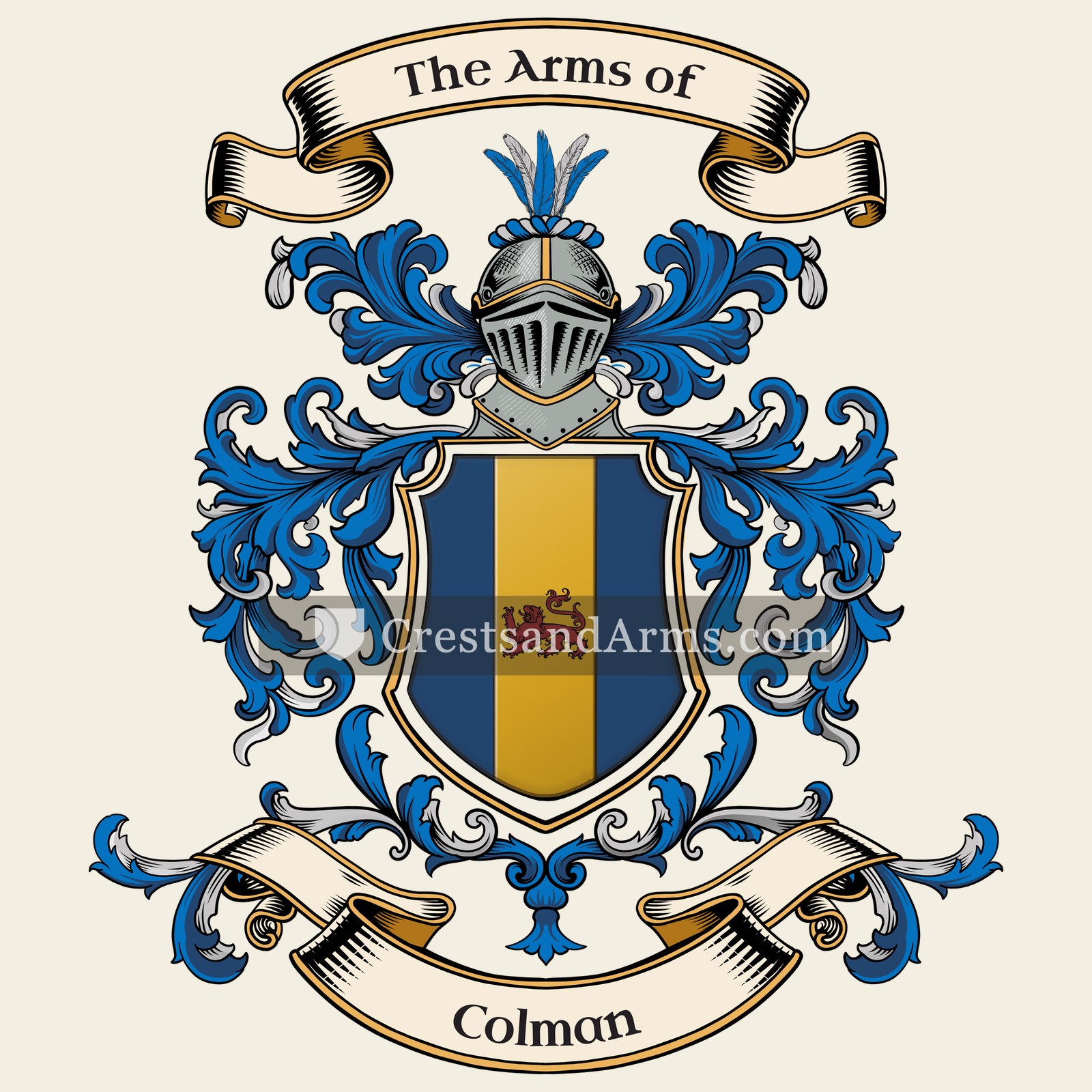 The Colman coat of arms