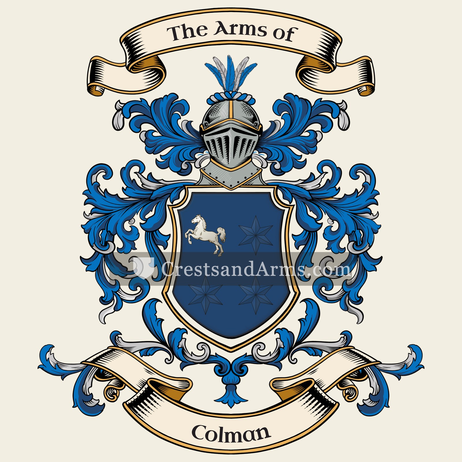 The Colman coat of arms
