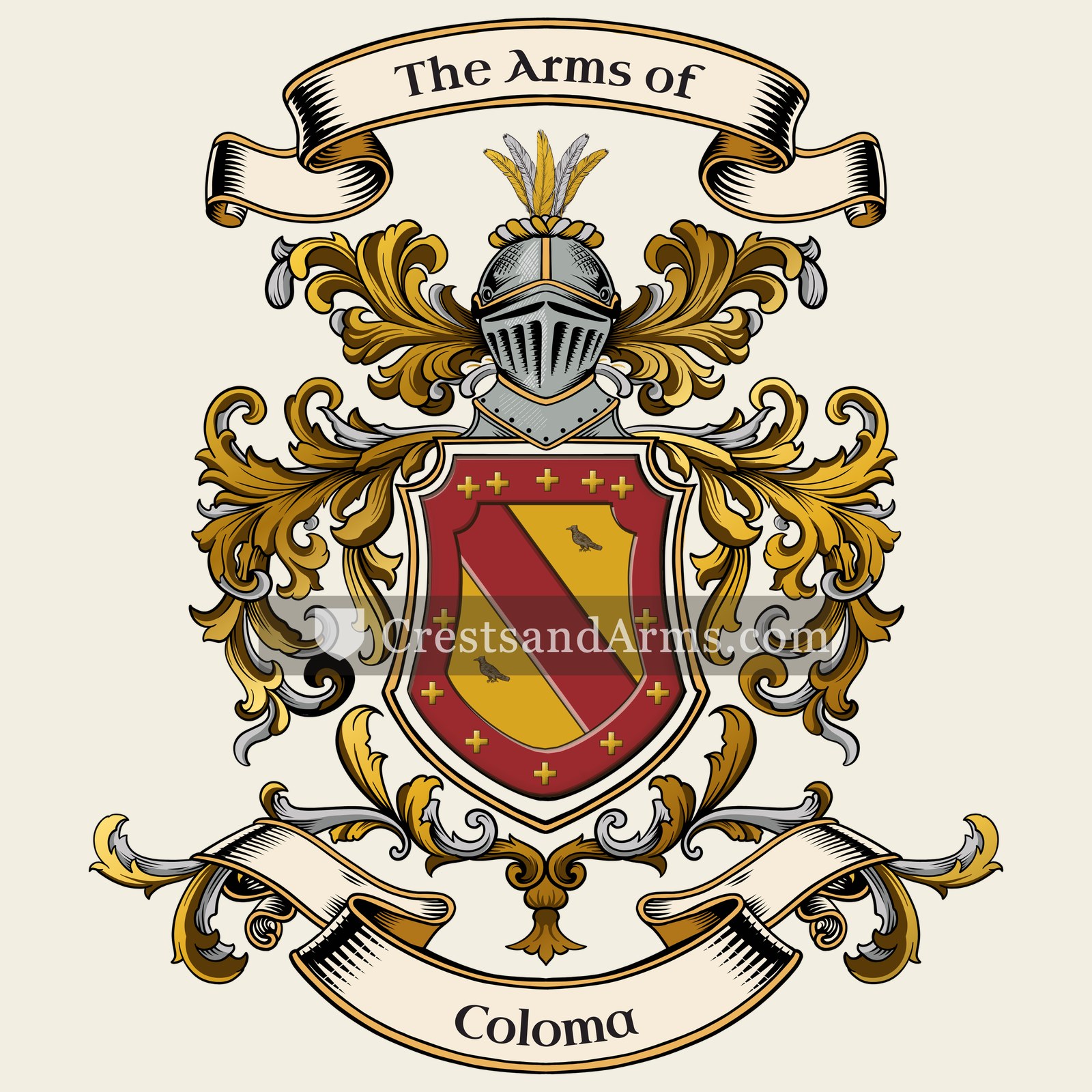 The Coloma coat of arms