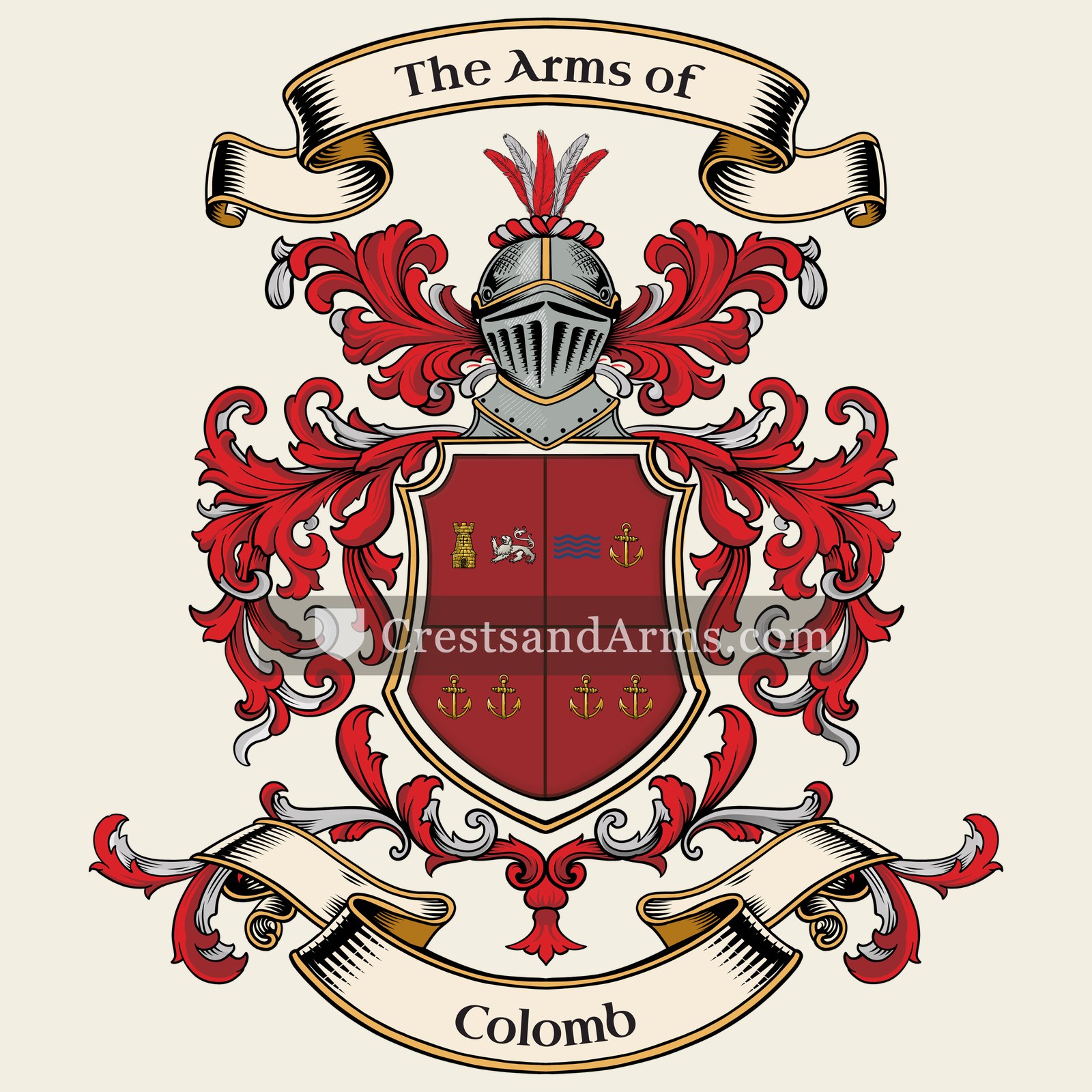 The Colomb coat of arms