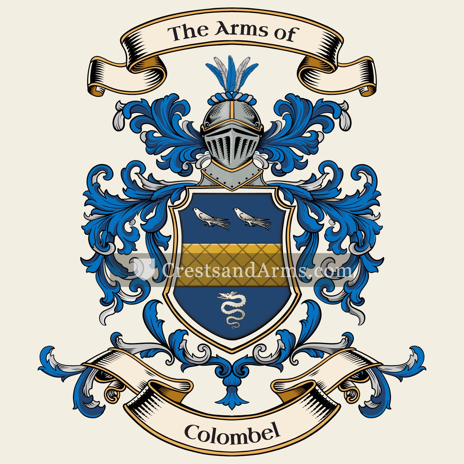 The Colombel coat of arms