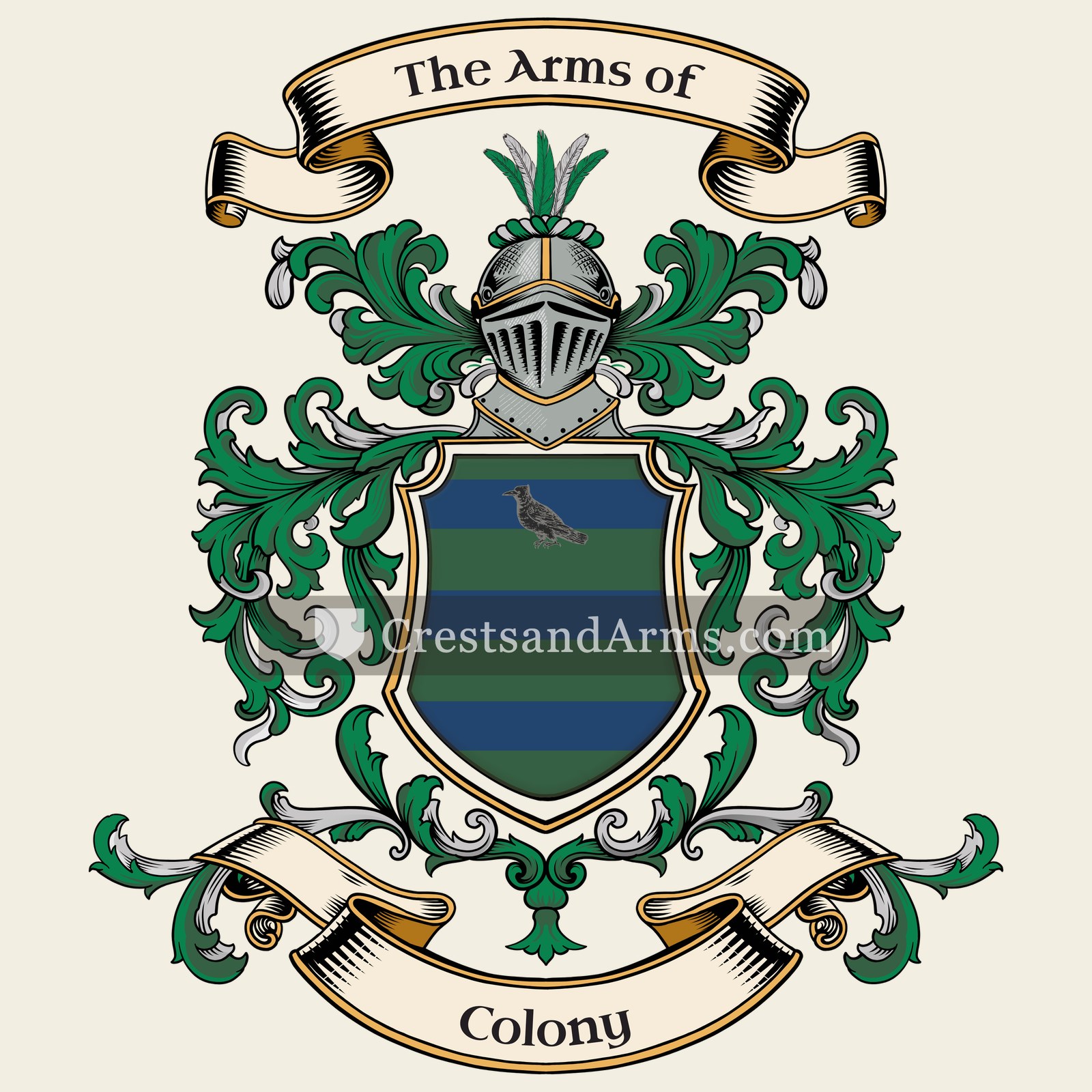 The Colony coat of arms