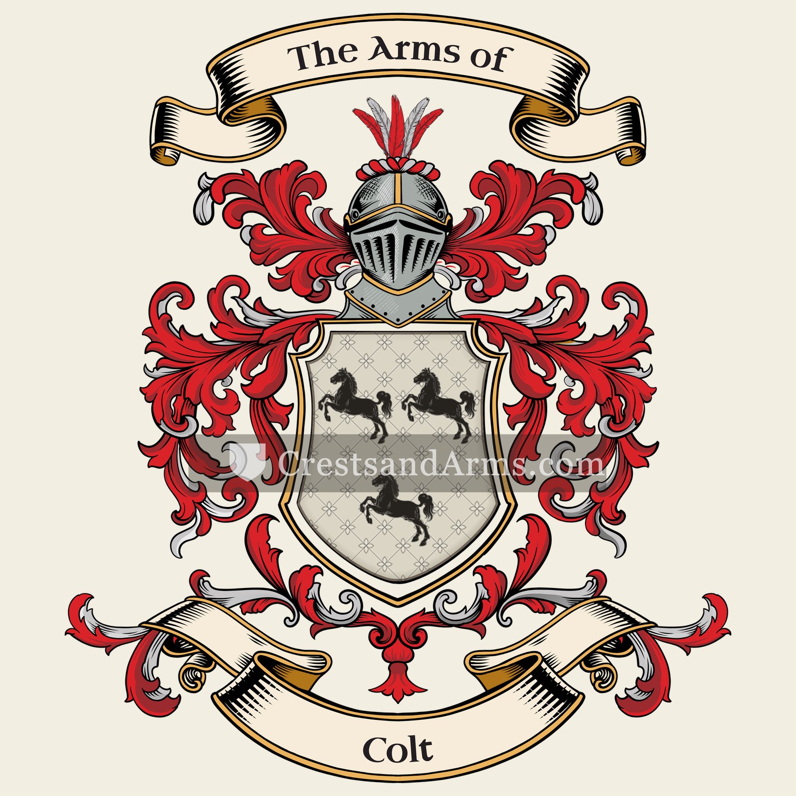 The Colt coat of arms