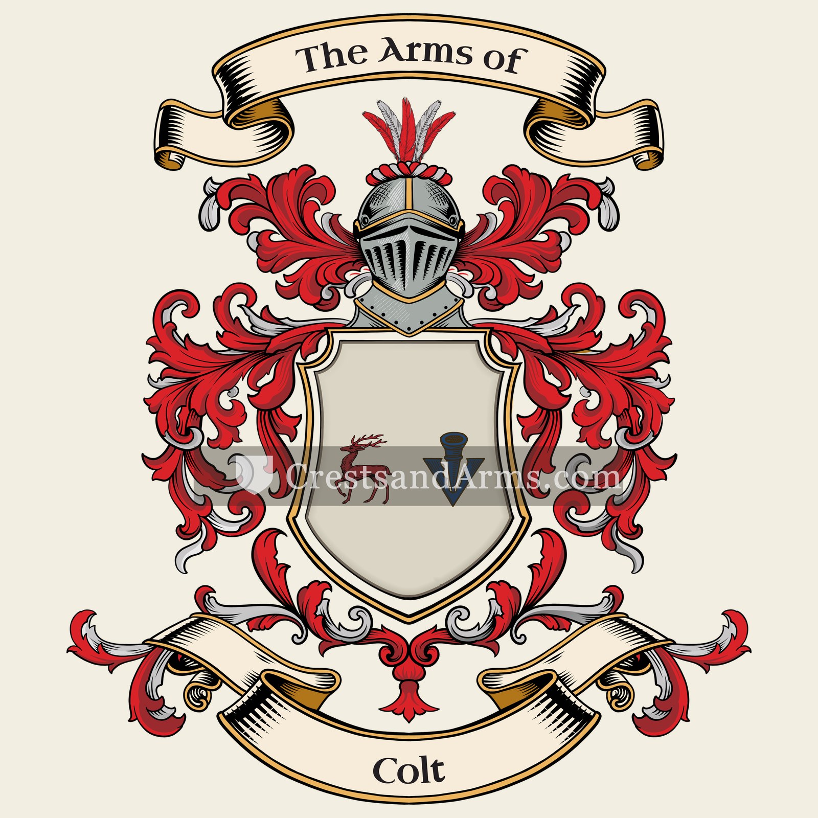 The Colt coat of arms