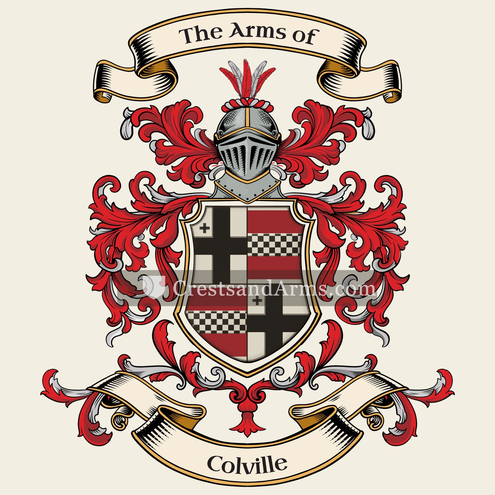 The Colville coat of arms