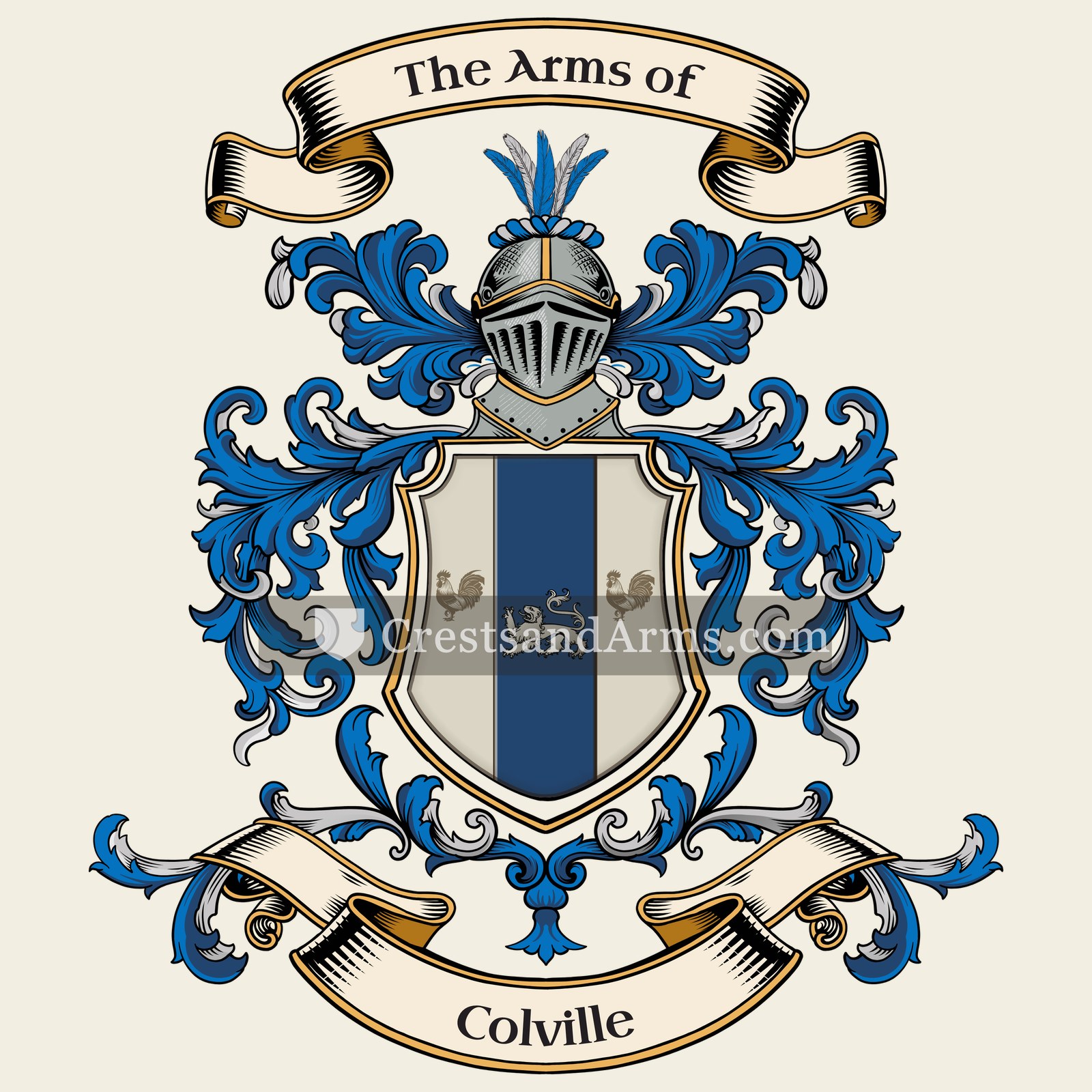 The Colville coat of arms