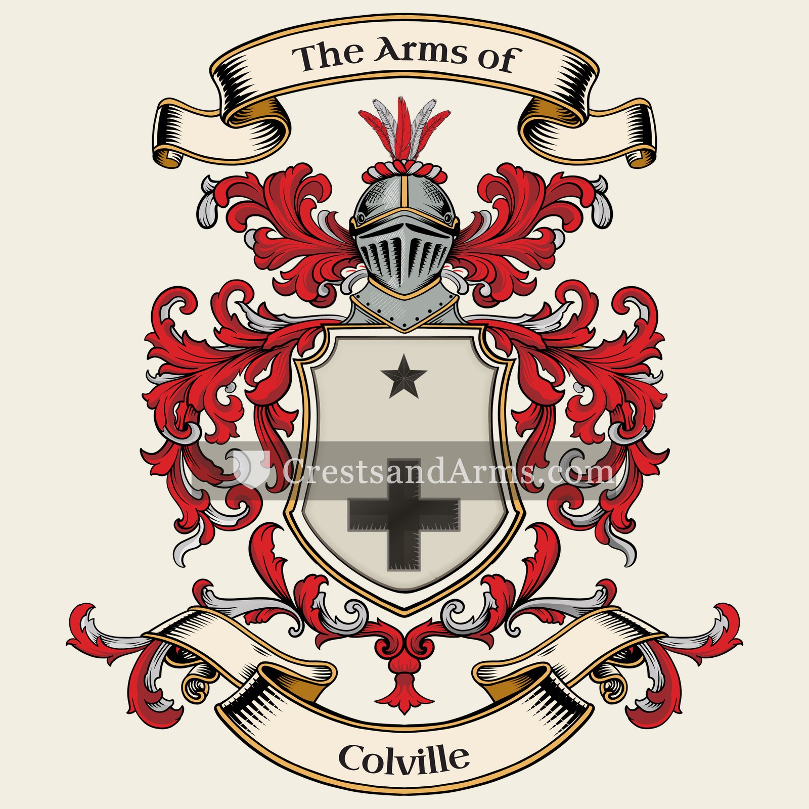 The Colville coat of arms