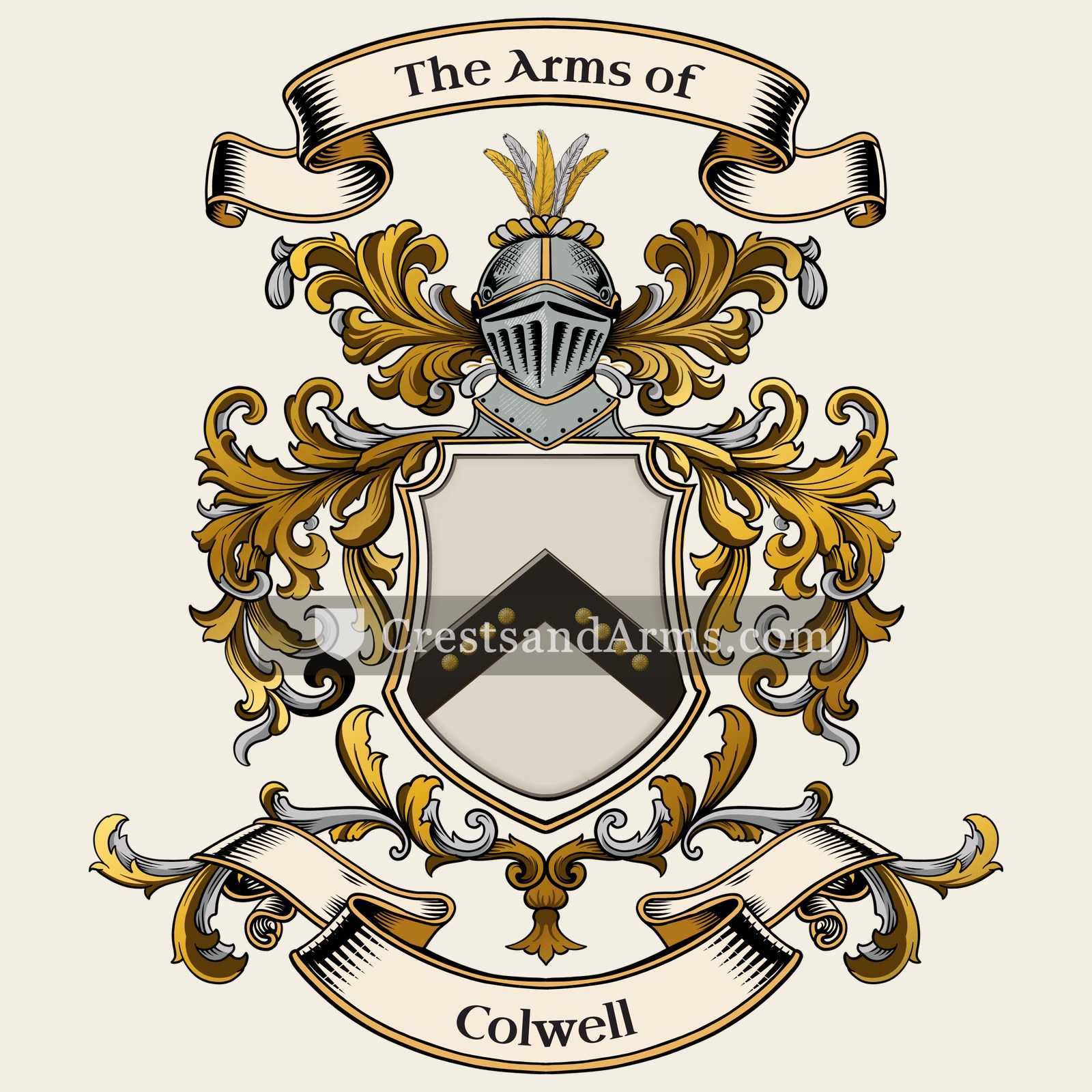 The Colwell coat of arms