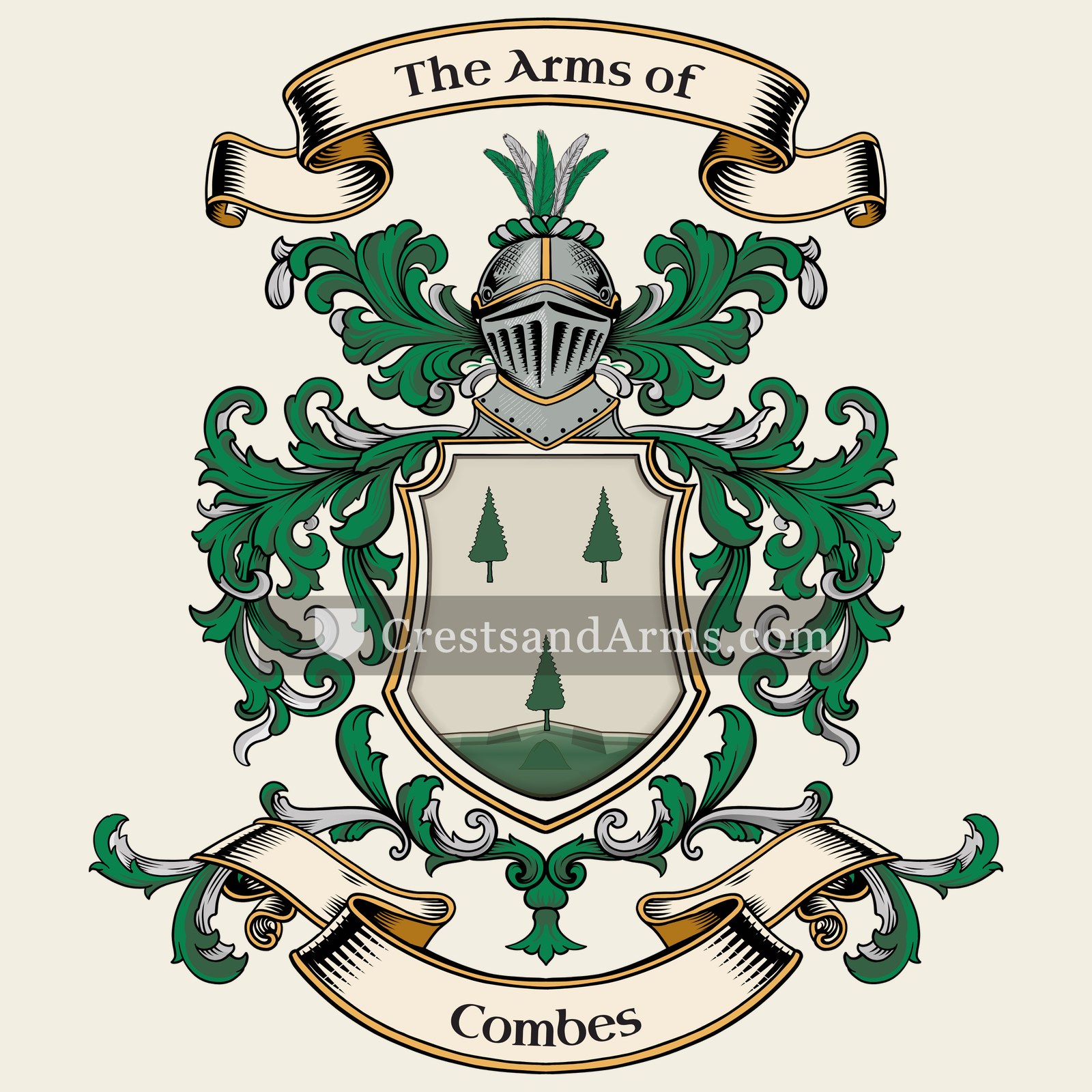 The Combes coat of arms