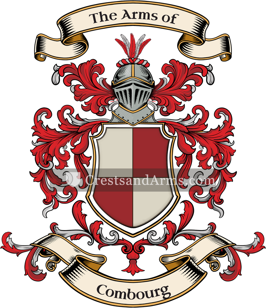 The Combourg coat of arms, drawn from the recorded blazon