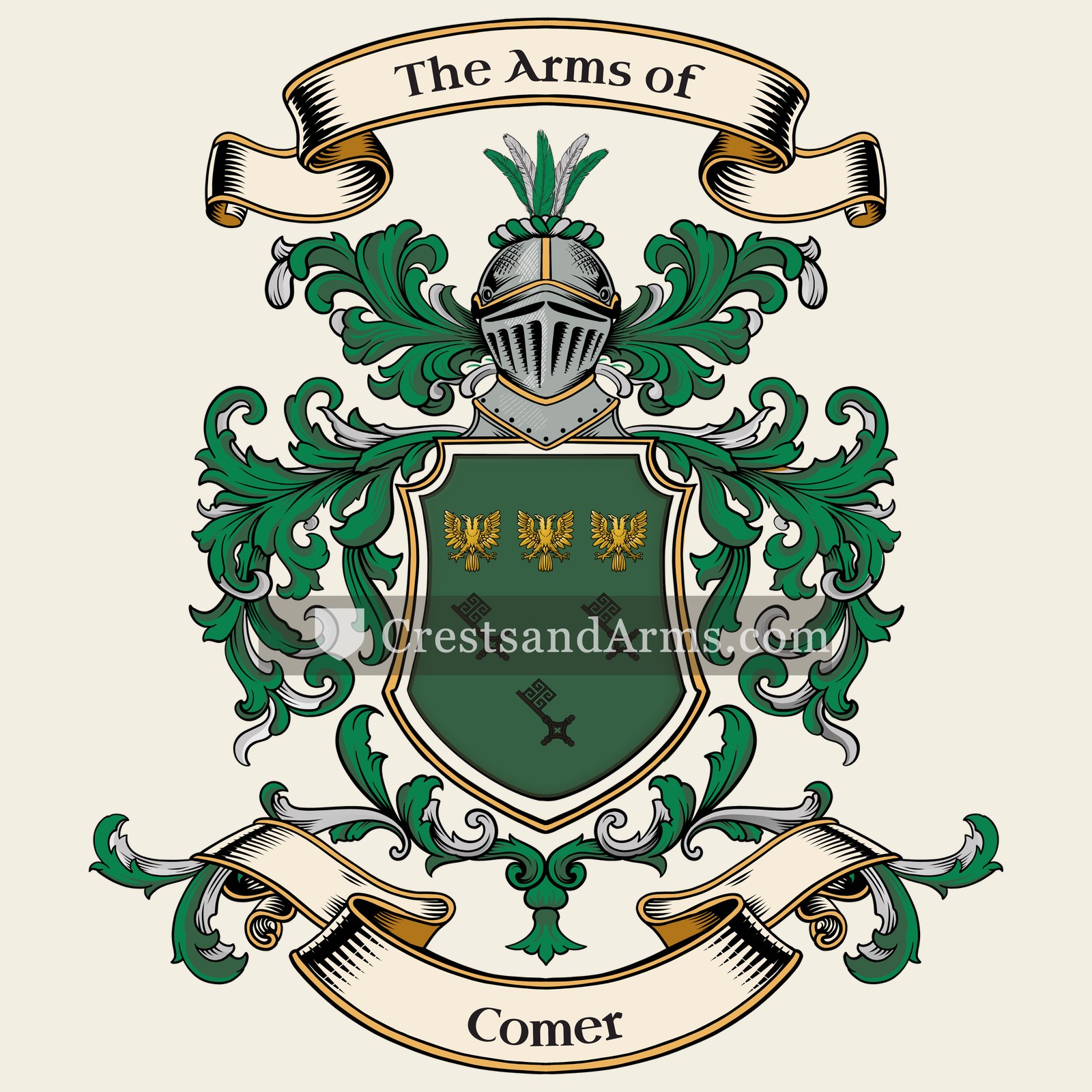 The Comer coat of arms