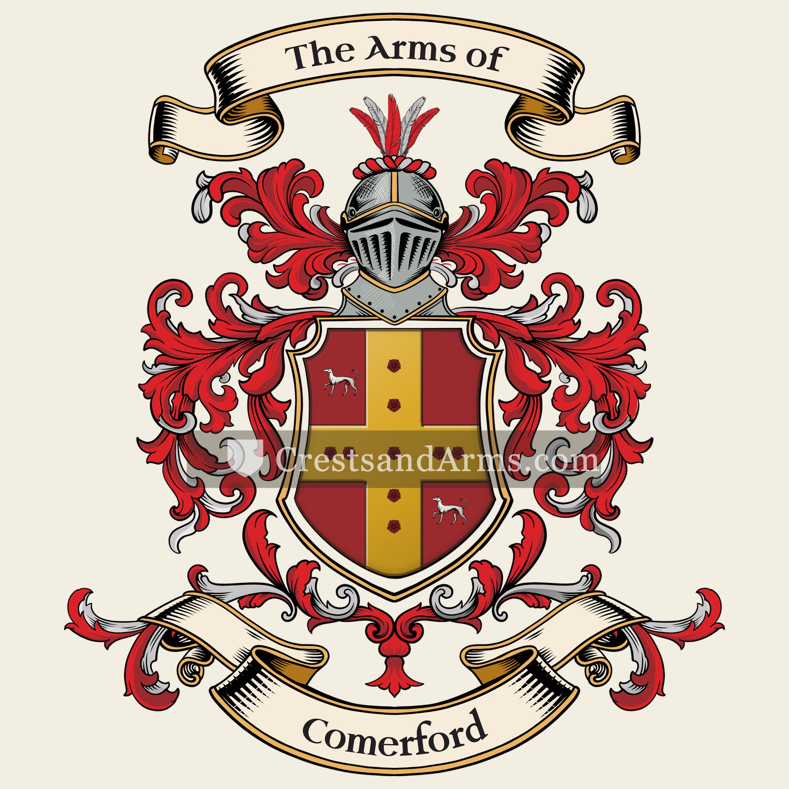 The Comerford coat of arms