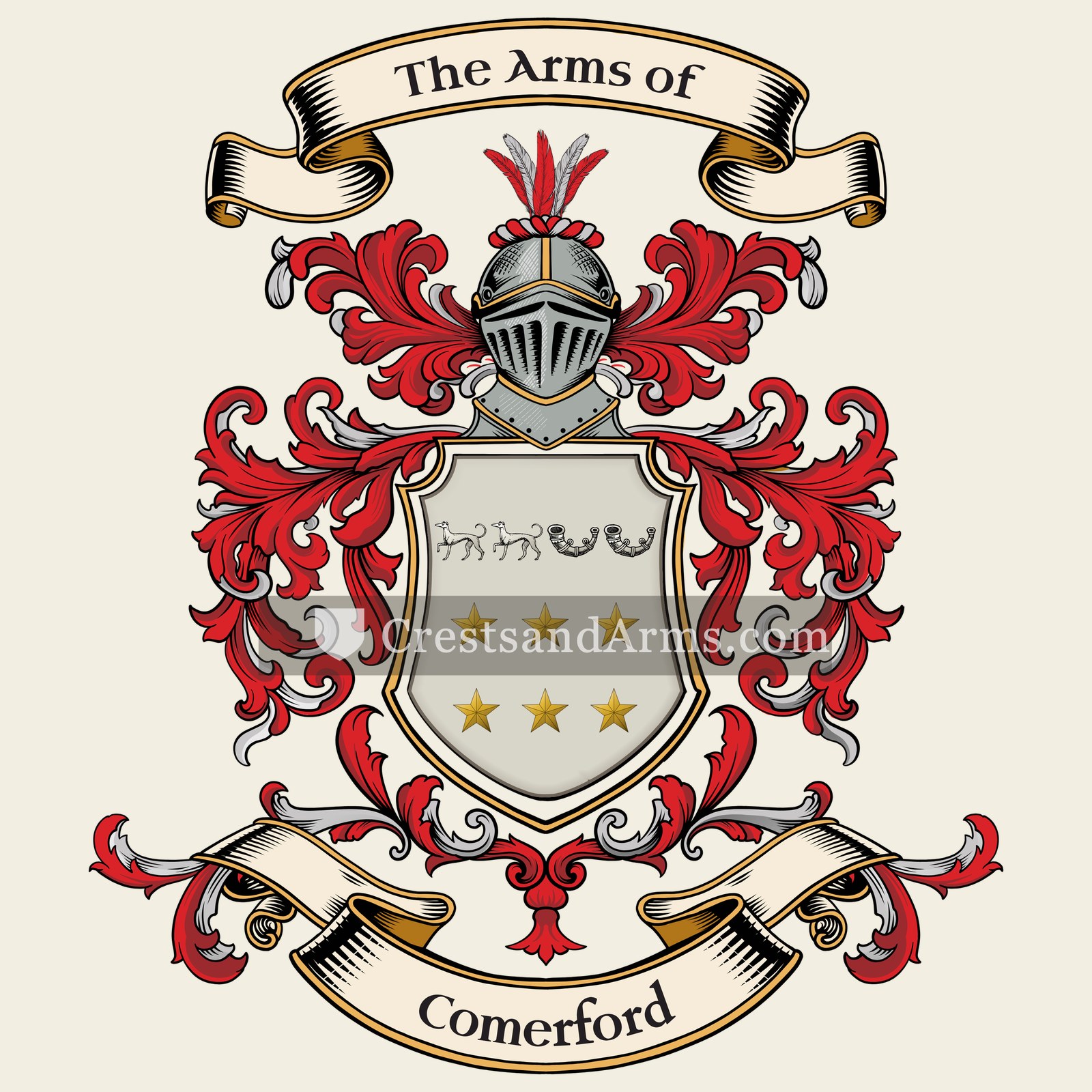 The Comerford coat of arms