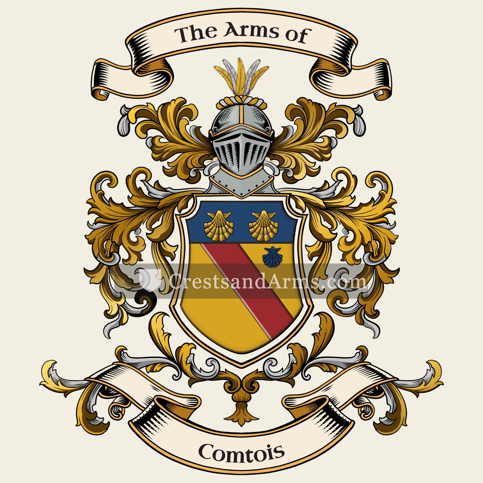 The Comtois coat of arms
