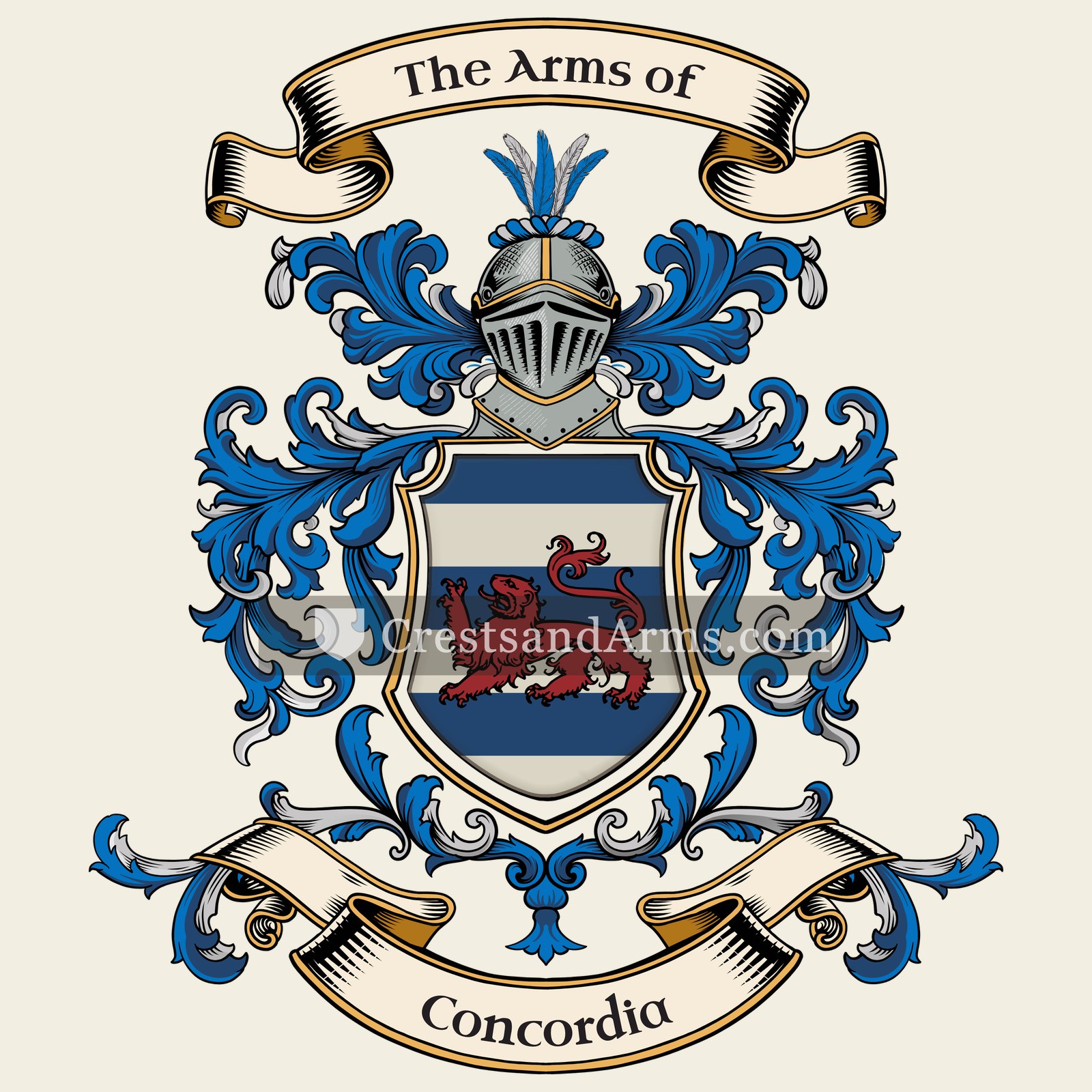 The Concordia coat of arms