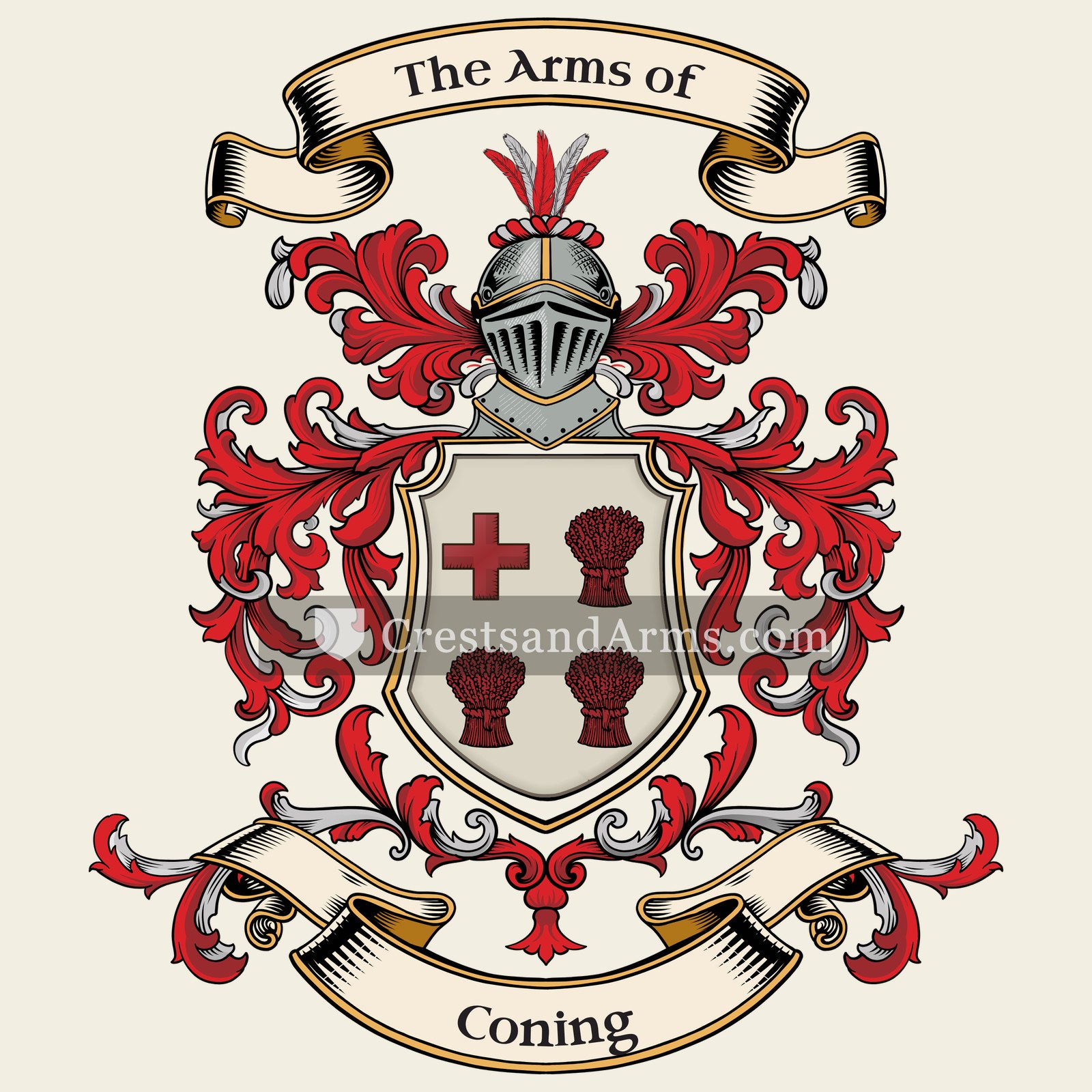 The Coning coat of arms