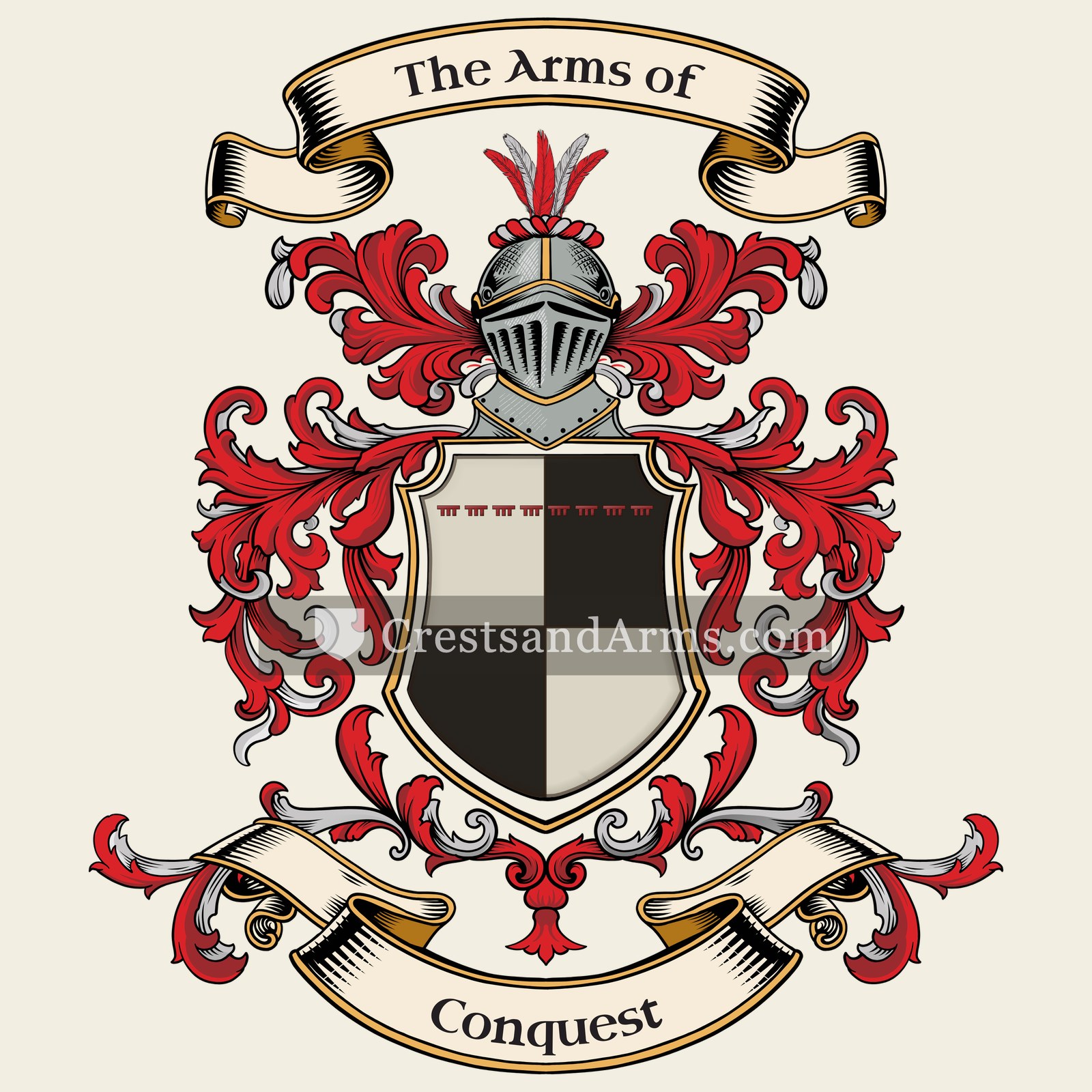 The Conquest coat of arms