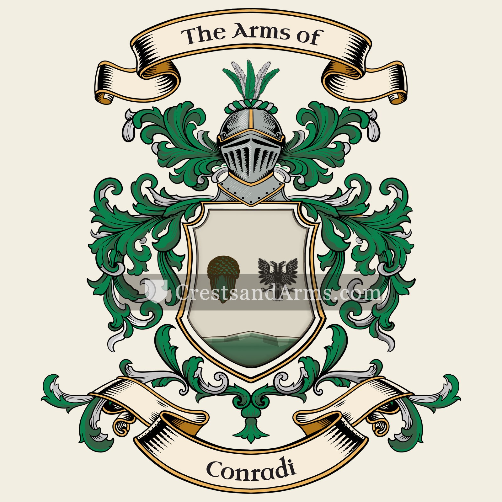 The Conradi coat of arms