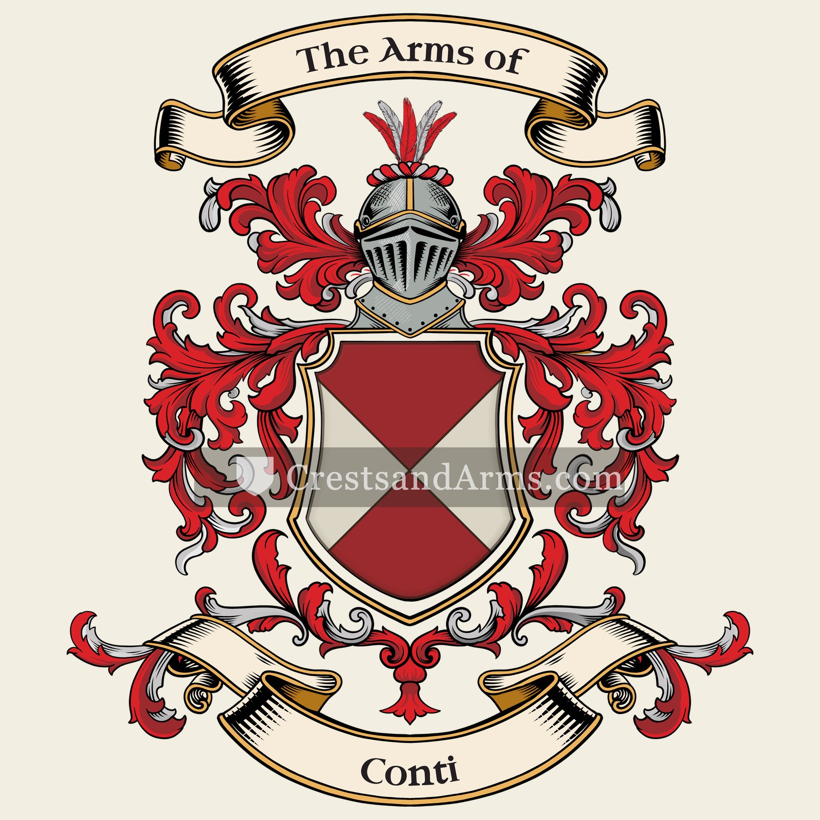 The Conti coat of arms